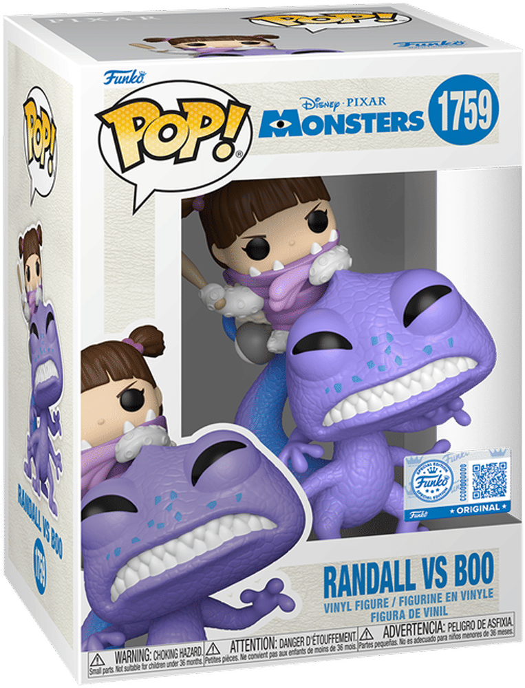Funko Monsters Inc. – Randall Vs Boo (with chase) US Exclusive Pop! Vinyl [RS]