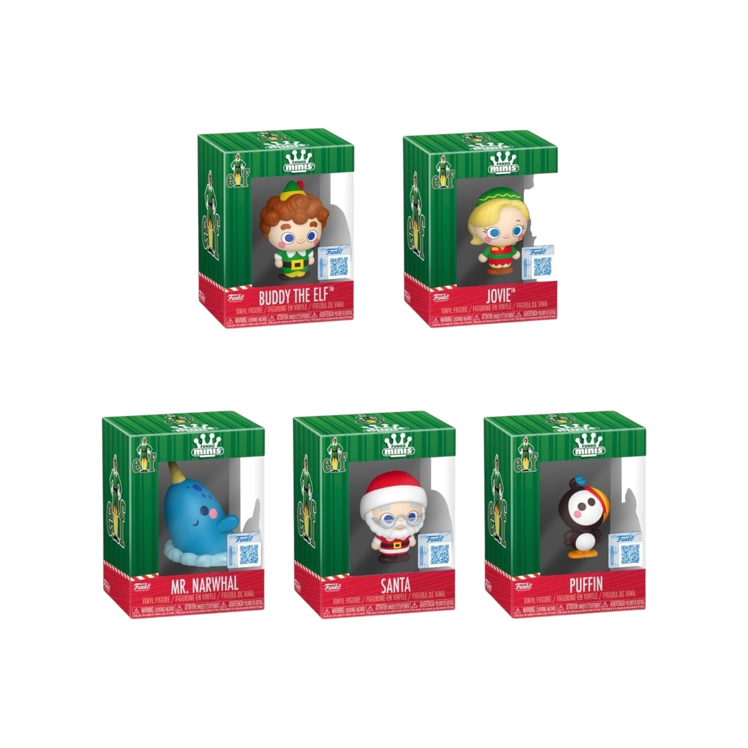 Funko Elf Mini Vinyl Funko Figures