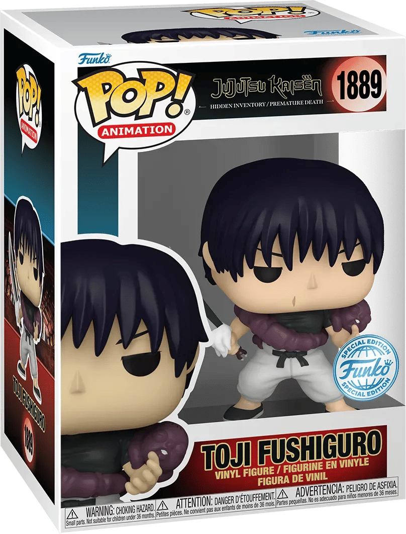 Funko Jujutsu Kaisen - Toji Fushiguro (with chase) US Exclusive Pop! Vinyl [RS]