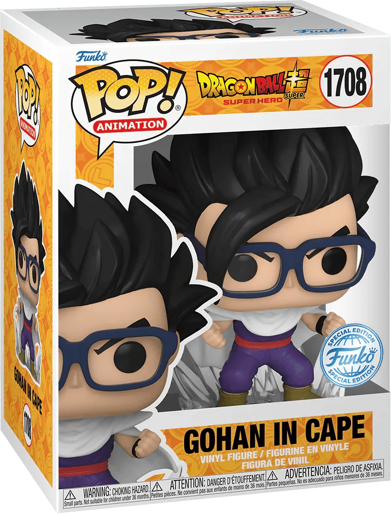 Funko Dragon Ball Super: Super Hero - Gohan in Cape US Exclusive Pop! Vinyl [RS]