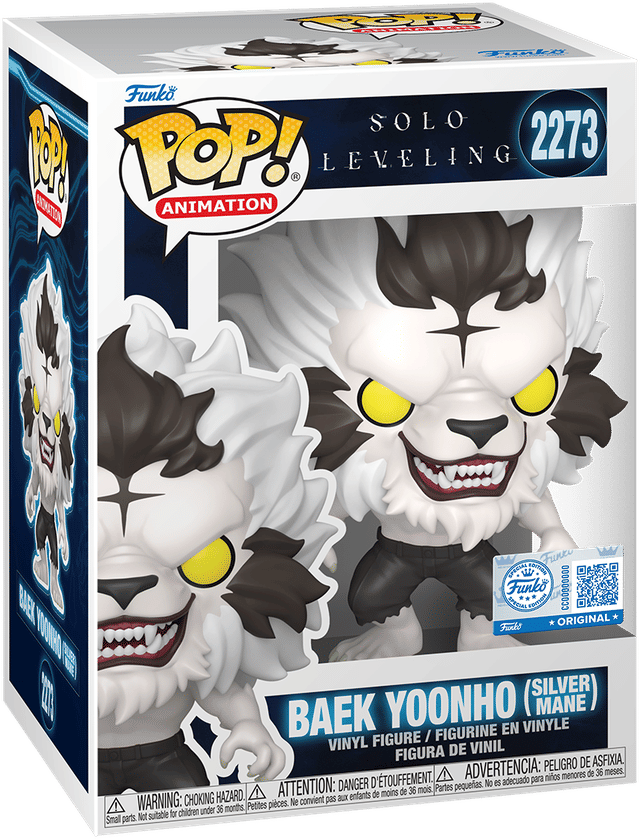 Funko Solo Leveling - Baek Yoonho (Silver Mane) (with chase) Pop! Vinyl [RS]