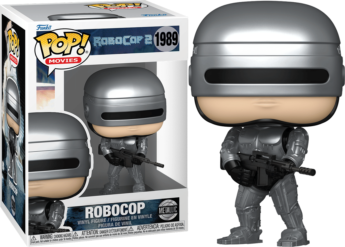 Funko Robocop - Robocop (with Chase) Metallic Pop! Vinyl