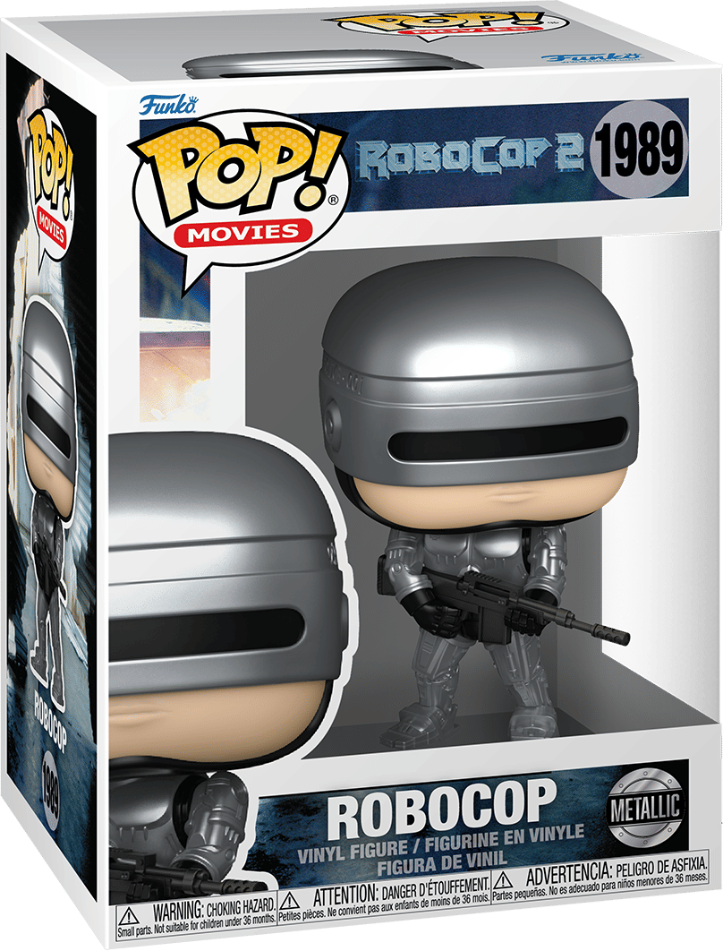 Funko Robocop - Robocop (with Chase) Metallic Pop! Vinyl