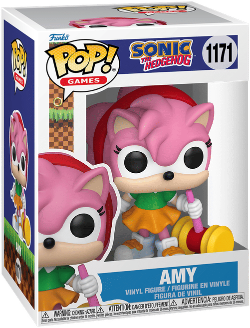 Funko Sonic the Hedgehog - Amy with Piko Hammer (with chase) Pop! Vinyl