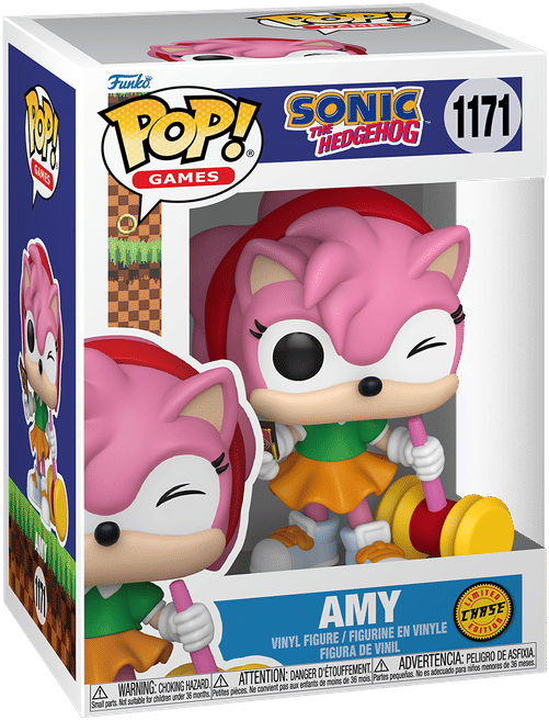 Funko Sonic the Hedgehog - Amy with Piko Hammer (with chase) Pop! Vinyl