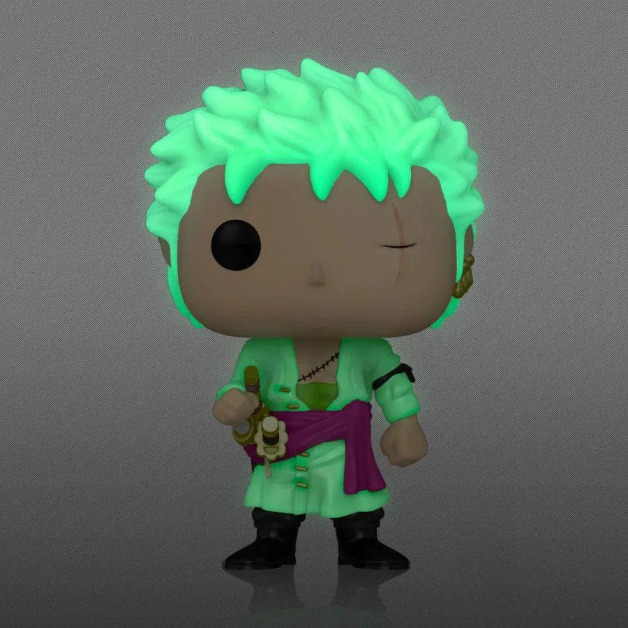 Funko One Piece - Roronoa Zoro US Exclusive Glow Pop! Vinyl [RS]