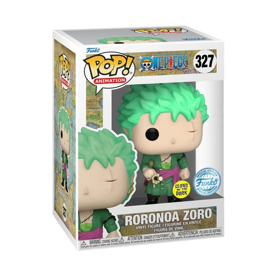 Funko One Piece - Roronoa Zoro US Exclusive Glow Pop! Vinyl [RS]