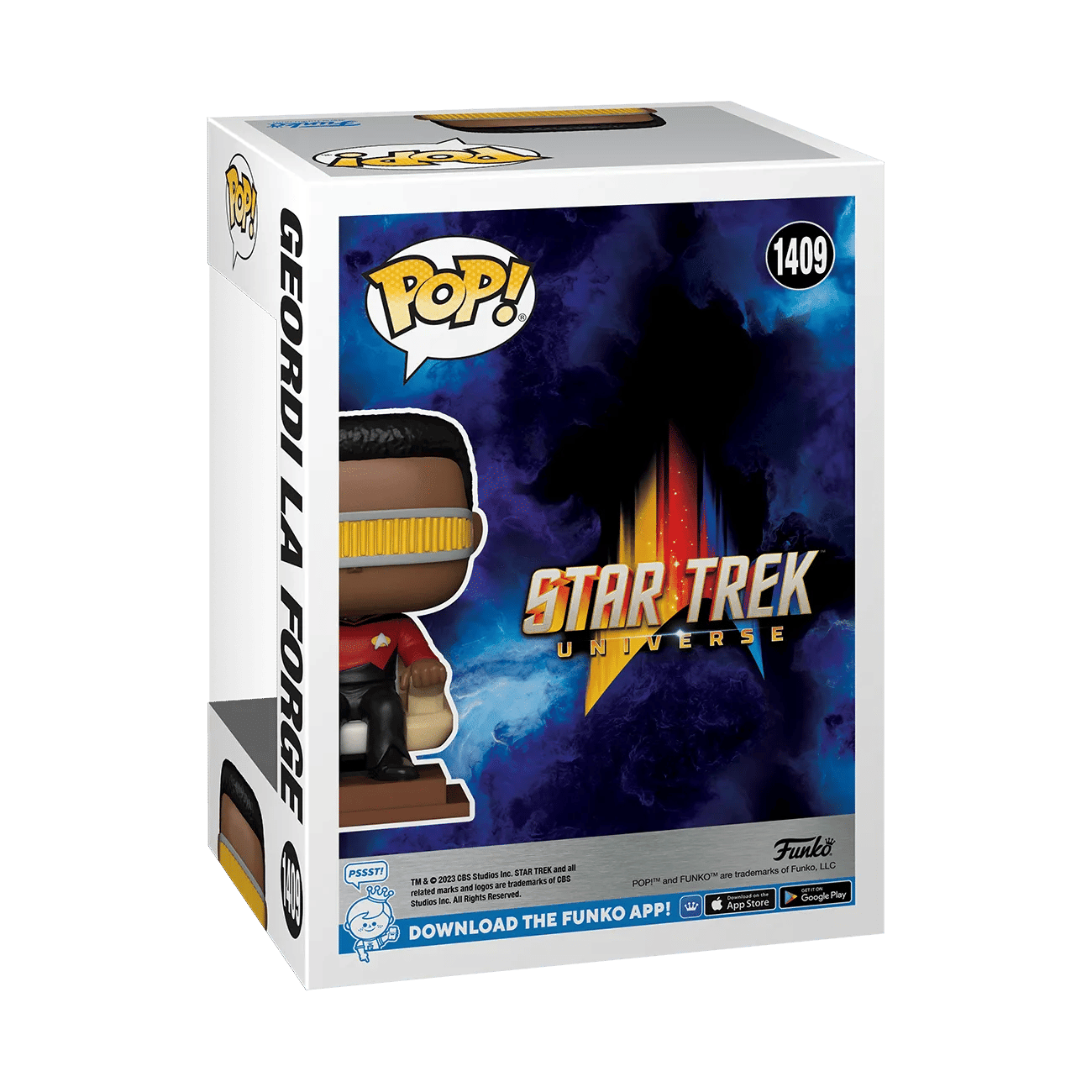 Funko Star Trek: The Next Generation - Geordi La Forge Pop! Vinyl NYCC 2023 US Exclusive [RS]