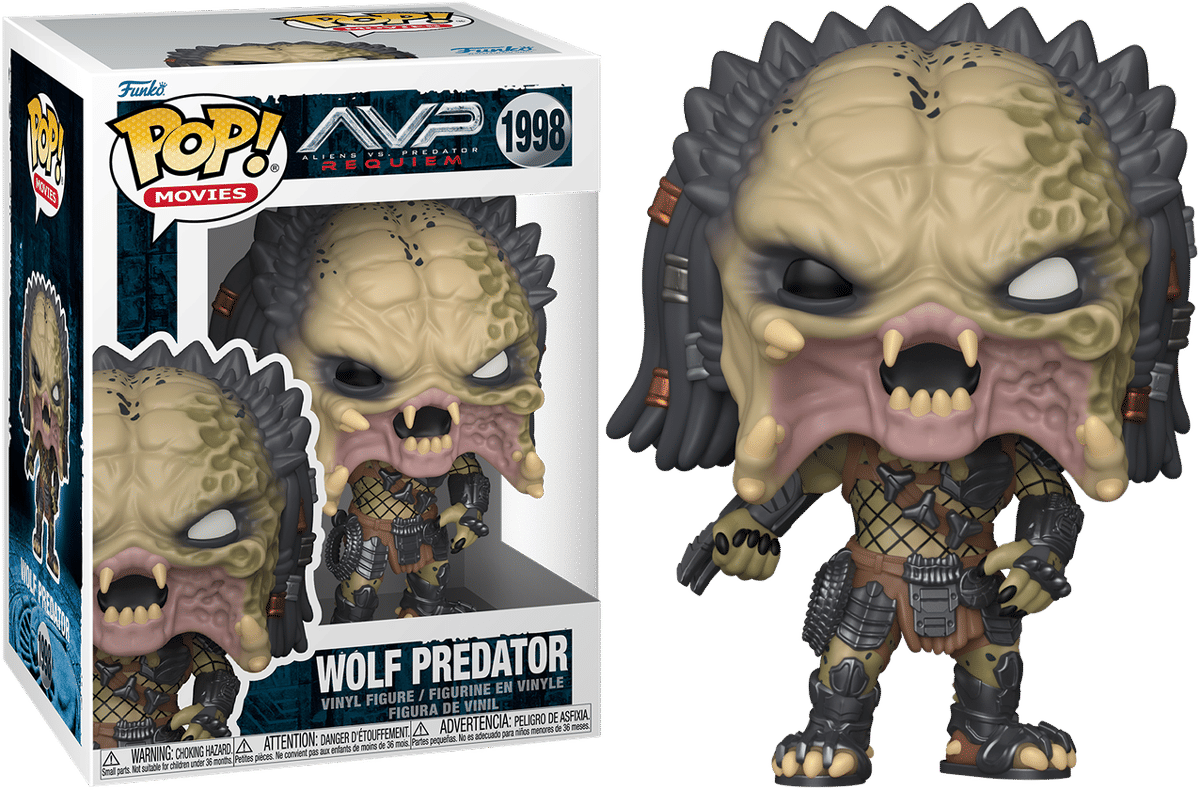 Funko Alien Vs Predator: Requiem - Wolf Predator (with chase) Pop! Vinyl