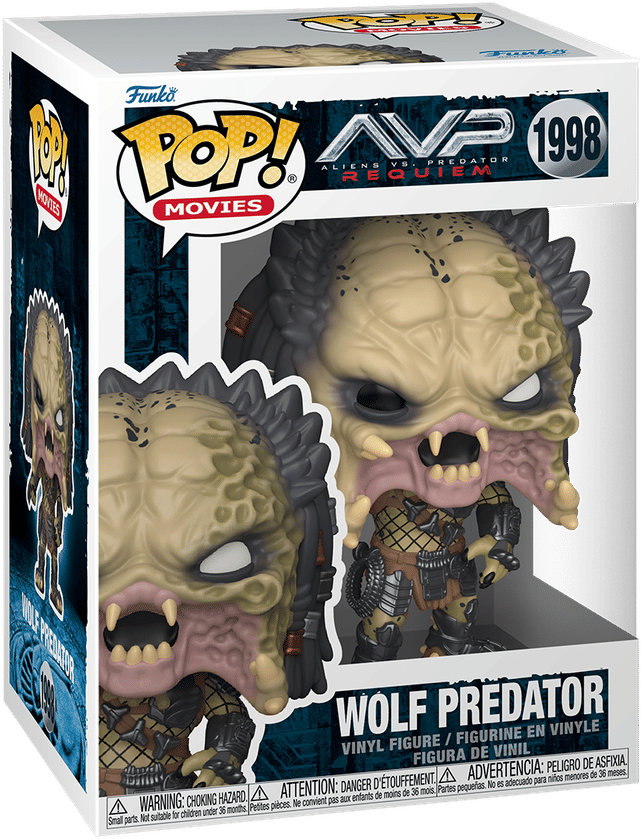 Funko Alien Vs Predator: Requiem - Wolf Predator (with chase) Pop! Vinyl