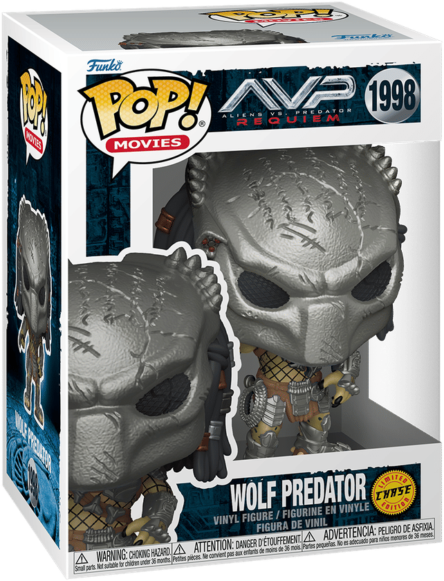 Funko Alien Vs Predator: Requiem - Wolf Predator (with chase) Pop! Vinyl