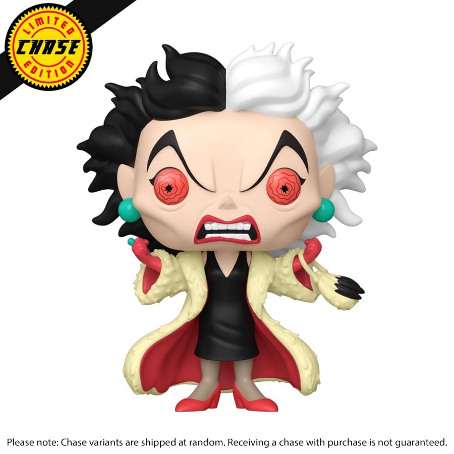 Funko 101 Dalmatians (1991) - Cruella De Vil (with chase) Pop! Vinyl