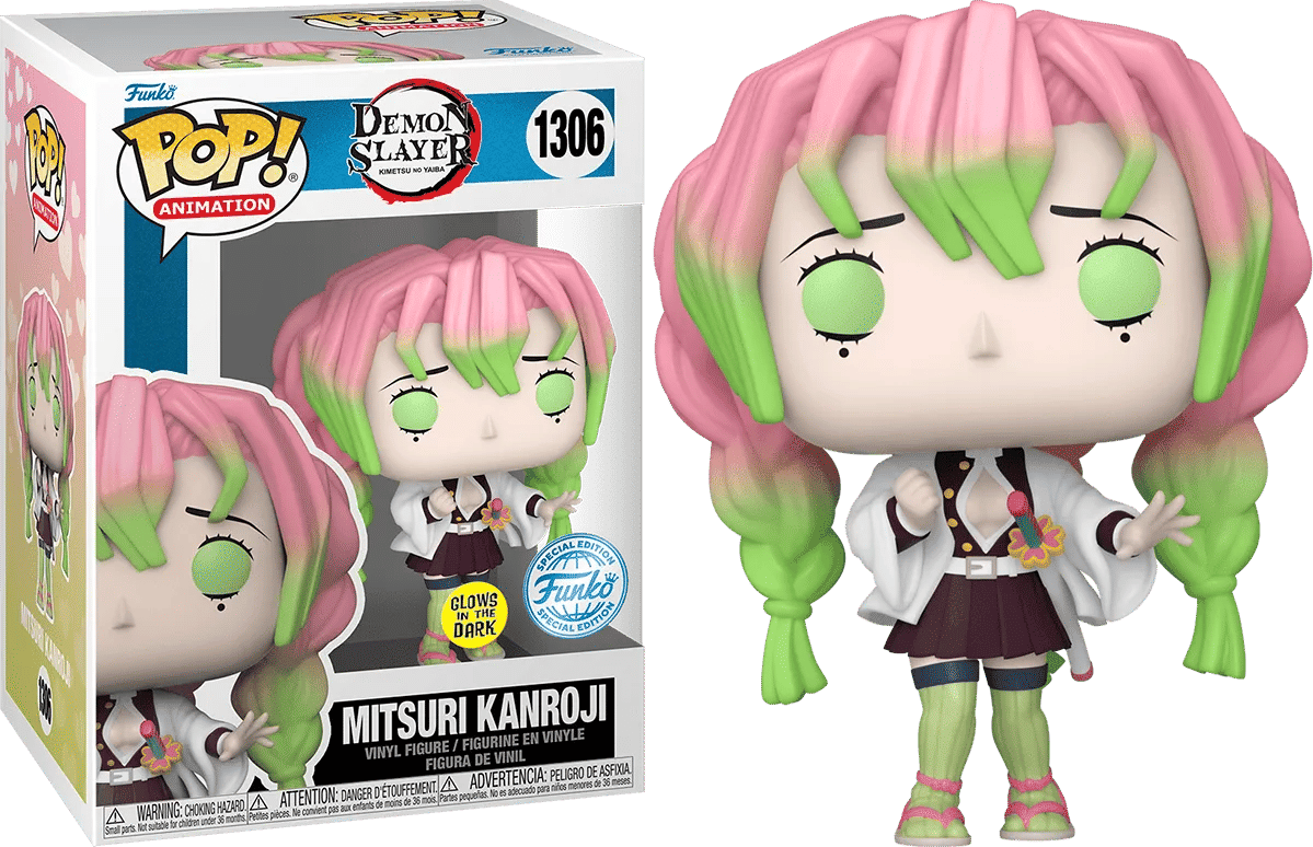Funko Demon Slayer - Mitsuri Kanroji Glow - in - the - Dark Pop! Vinyl