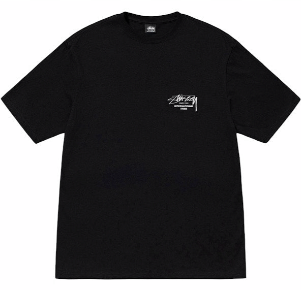 Stussy Beat Sounds Pigment Dyed T-Shirt Black