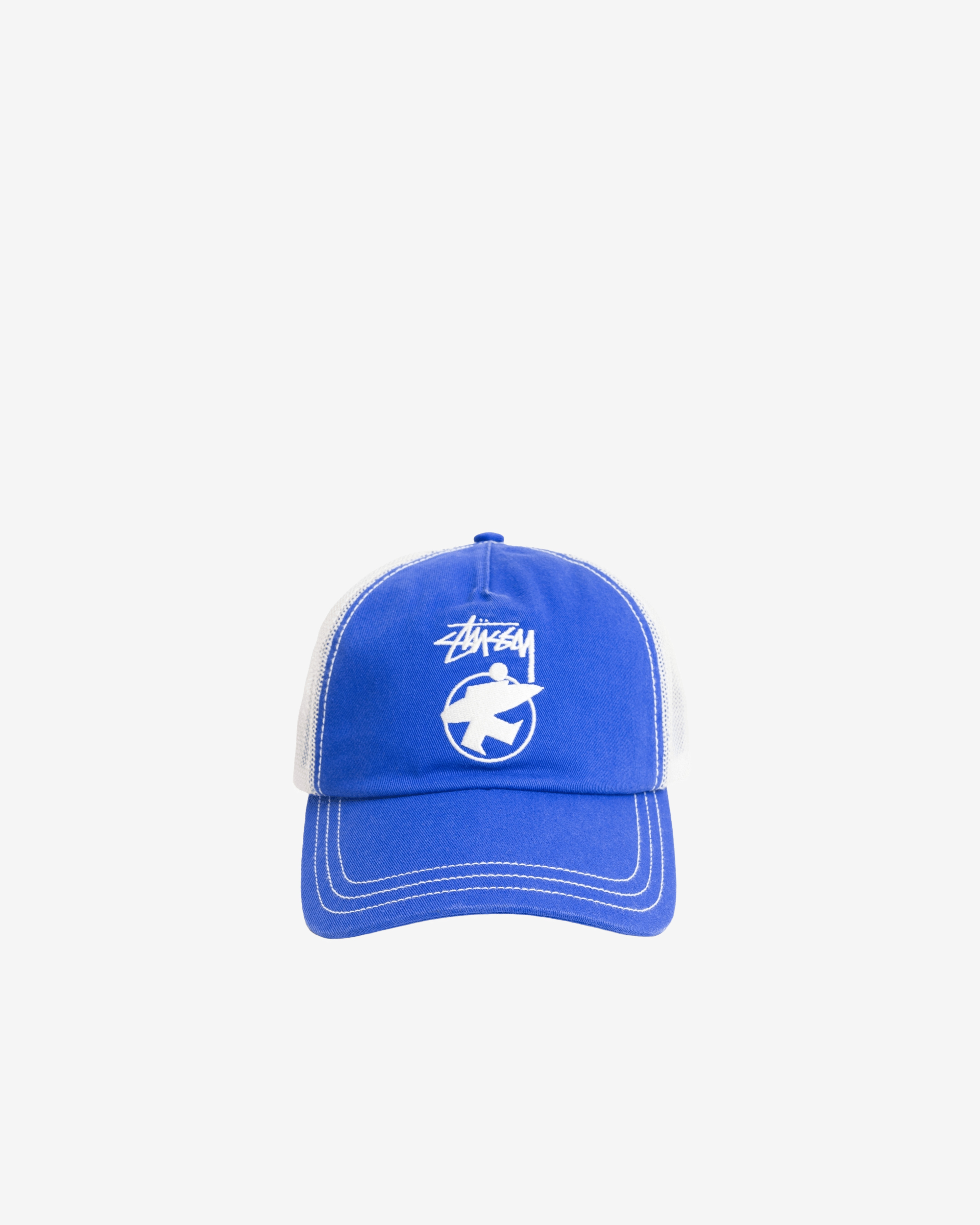 Stüssy - Men's Lp Beach Roots Trucker Cap - (Royal Blue)