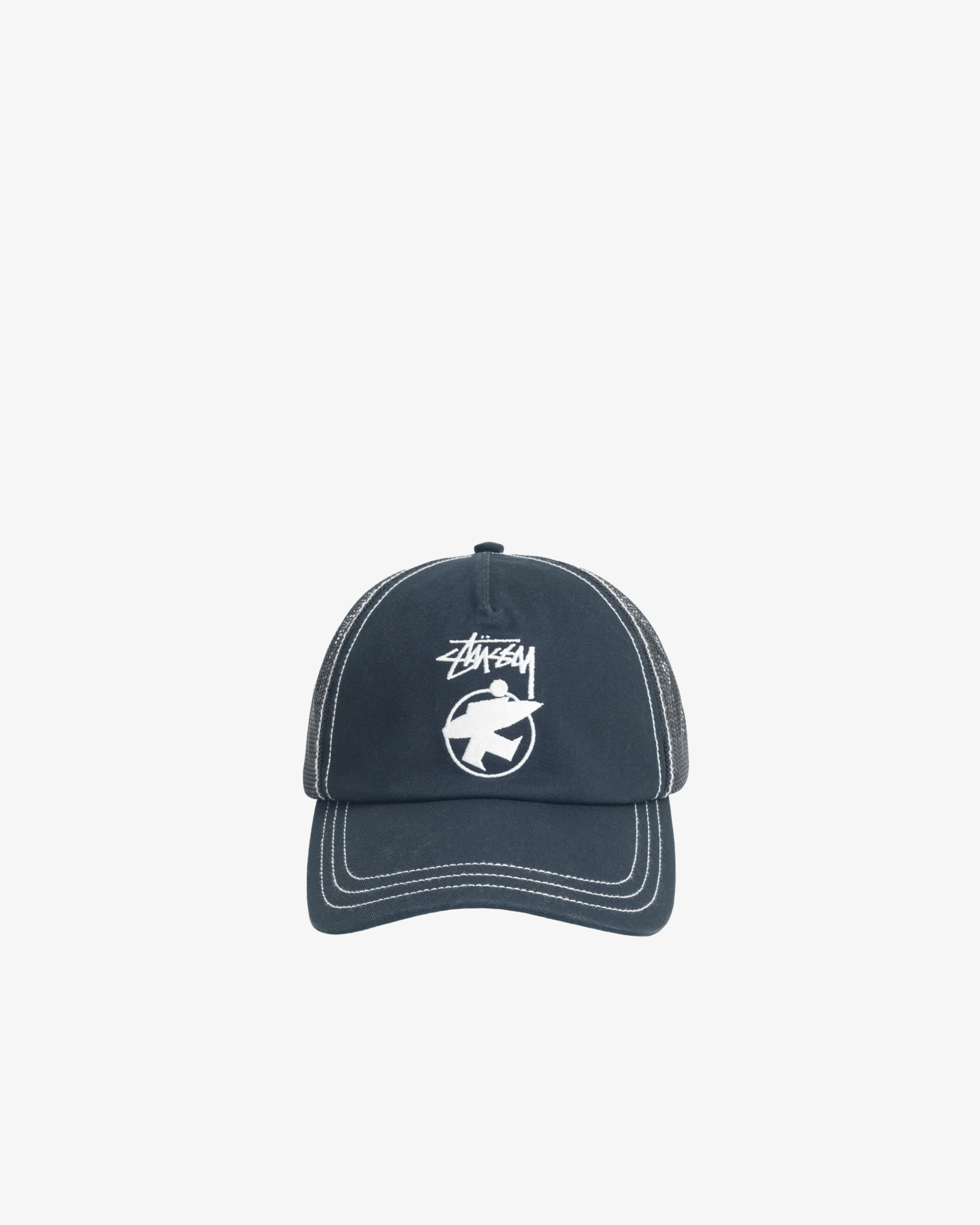 Stüssy - Men's Lp Beach Roots Trucker Cap - (Black)