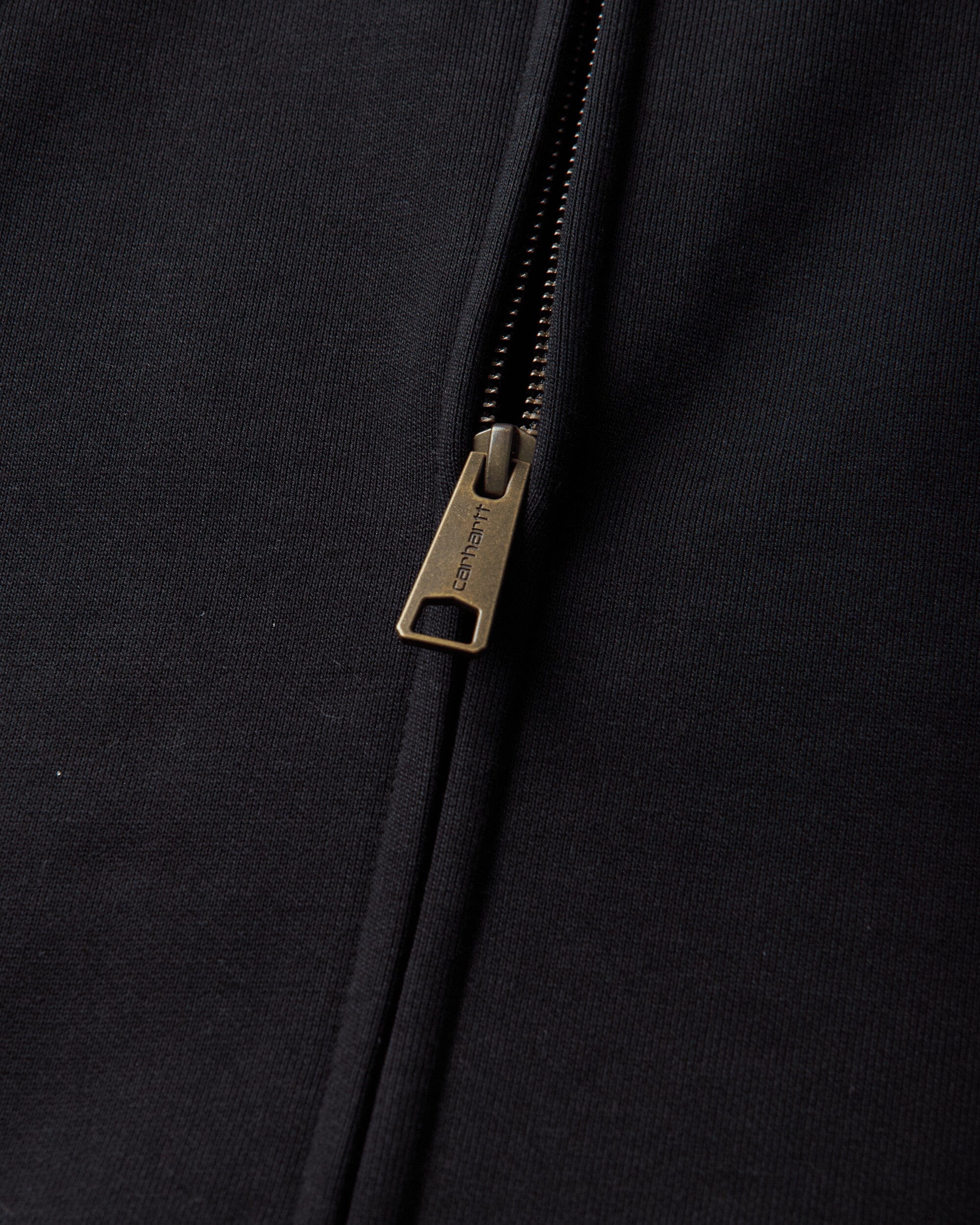 Carhartt WIP Men's Hooded Chase Jacket Black / Gold