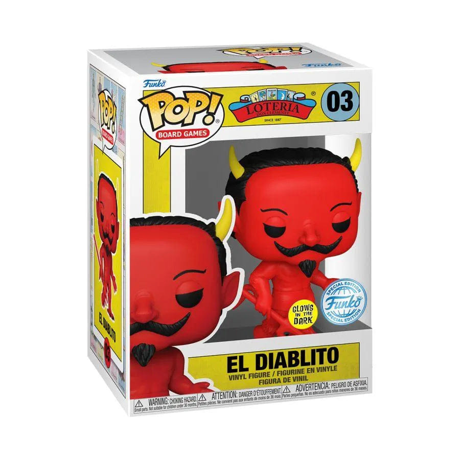 Funko Loteria - El Diablito US Exclusive Glow Pop! Vinyl [RS]