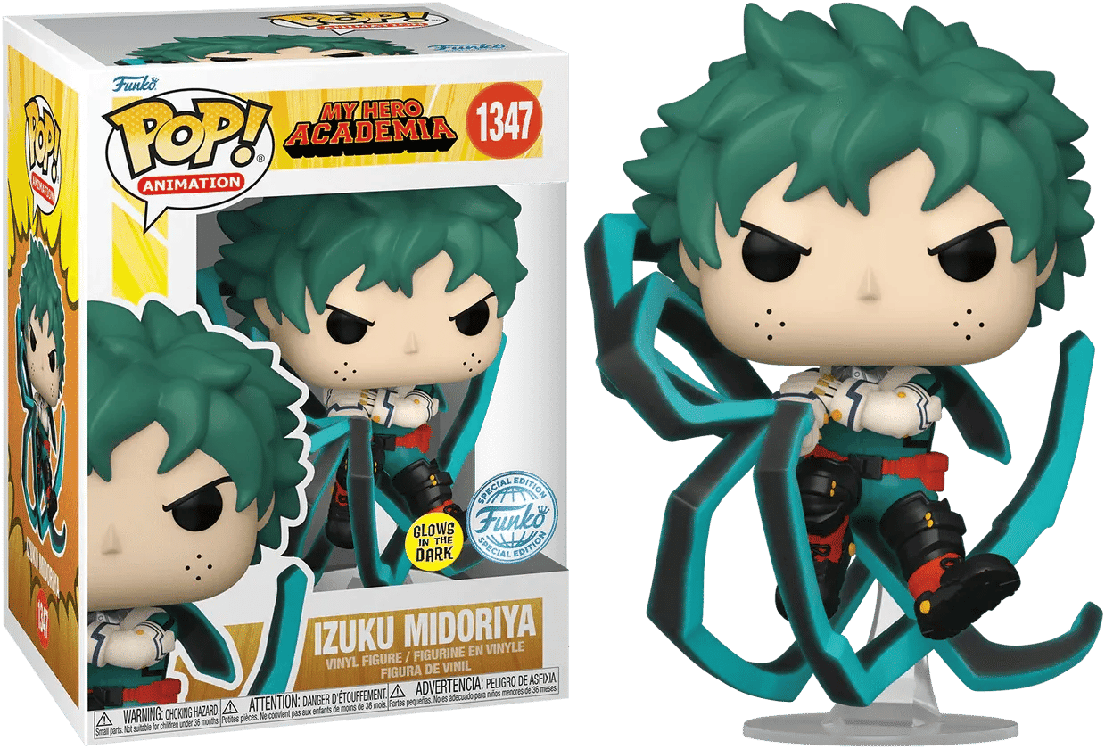Funko My Hero Academia - Deku with Blackwhip US Exclusive Glow Pop! Vinyl RS
