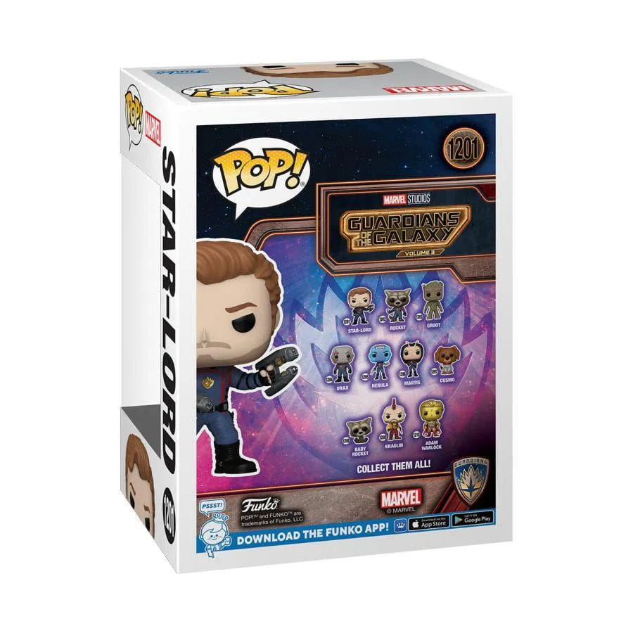 Funko Guardians of the Galaxy: Volume 3 - Star Lord US Exclusive Glow Pop! Vinyl [RS]