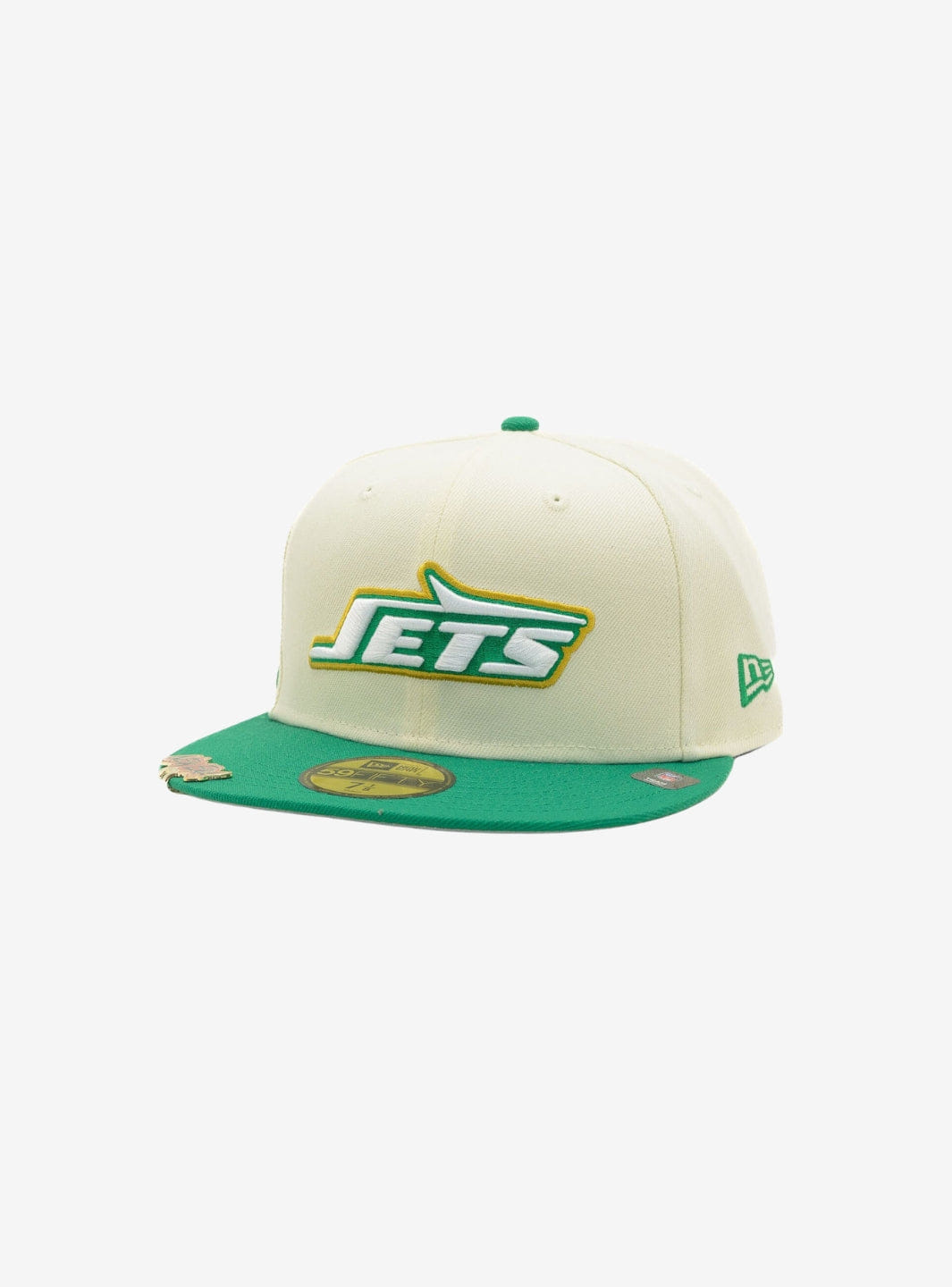 New Era New York Jets NFL 59FIFTY Visor Clip Off White