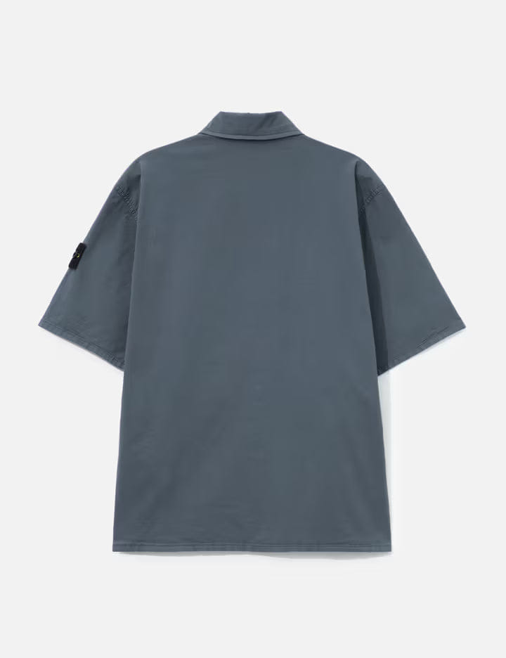 Stone Island Short Sleeves Cotton Twill Shirt