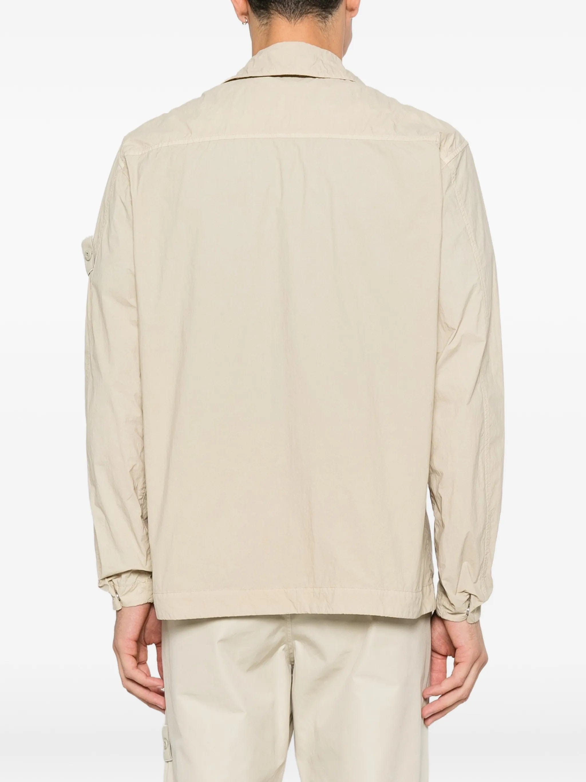 Stone Island logo - patch pocket shirt
