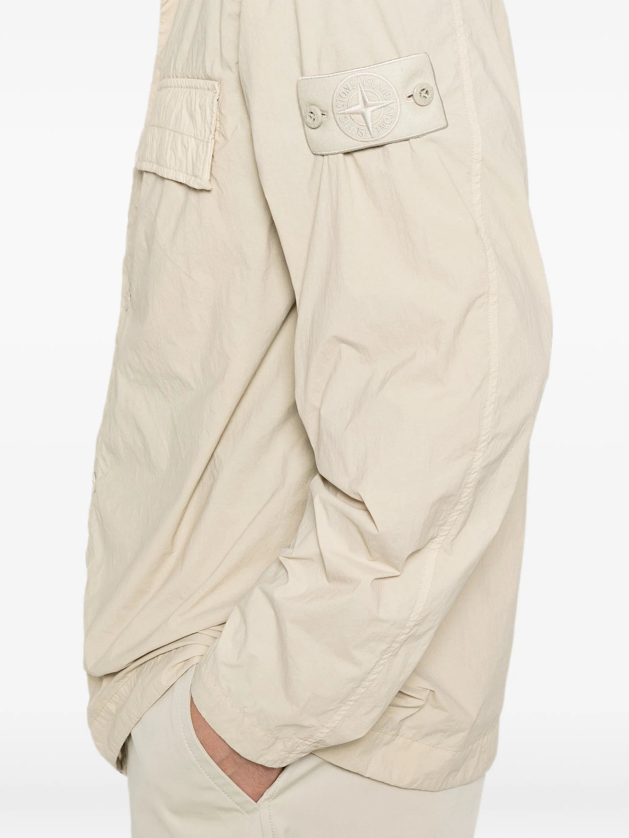 Stone Island logo - patch pocket shirt