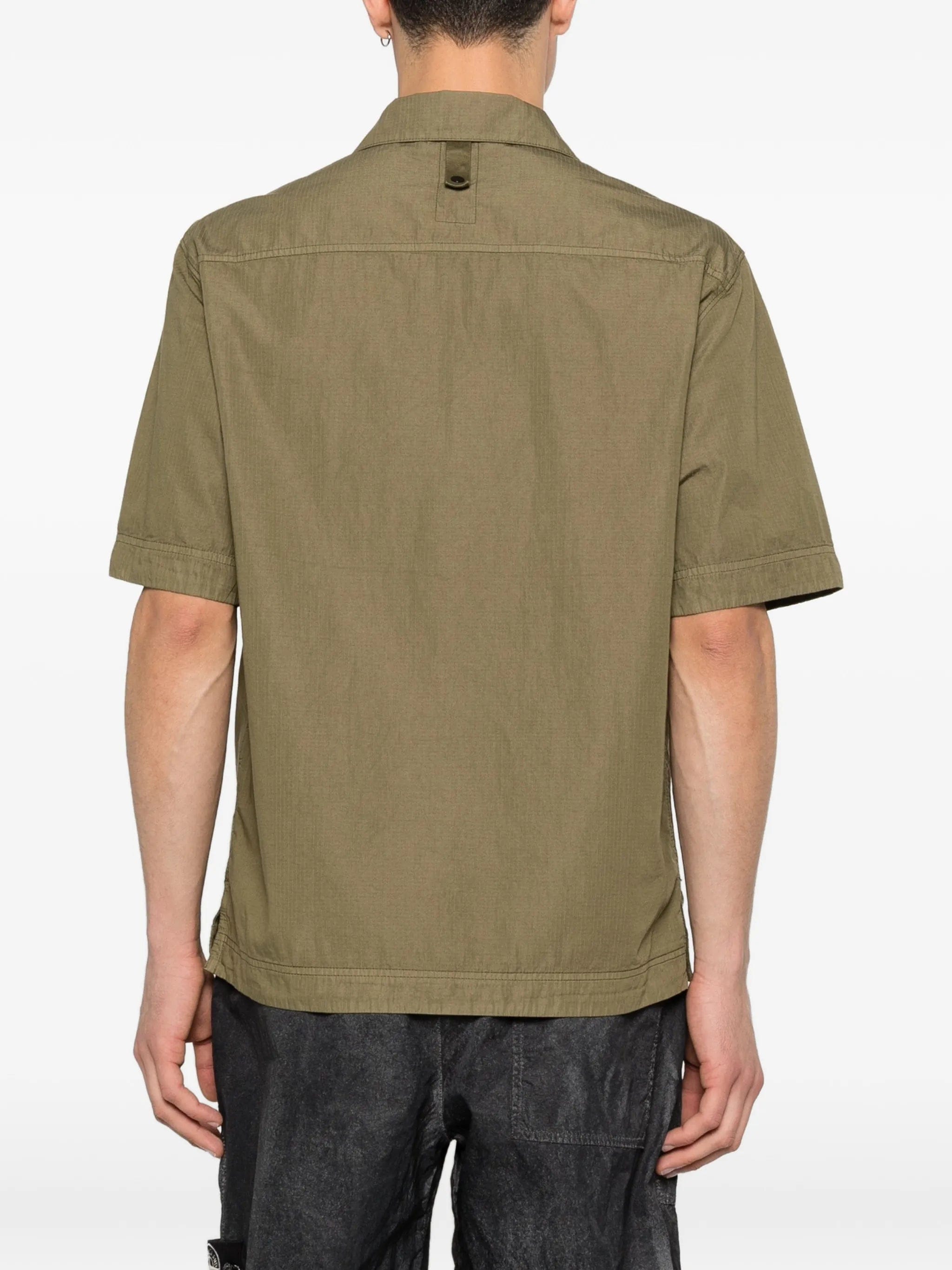 Stone Island logo - embroidered shirt