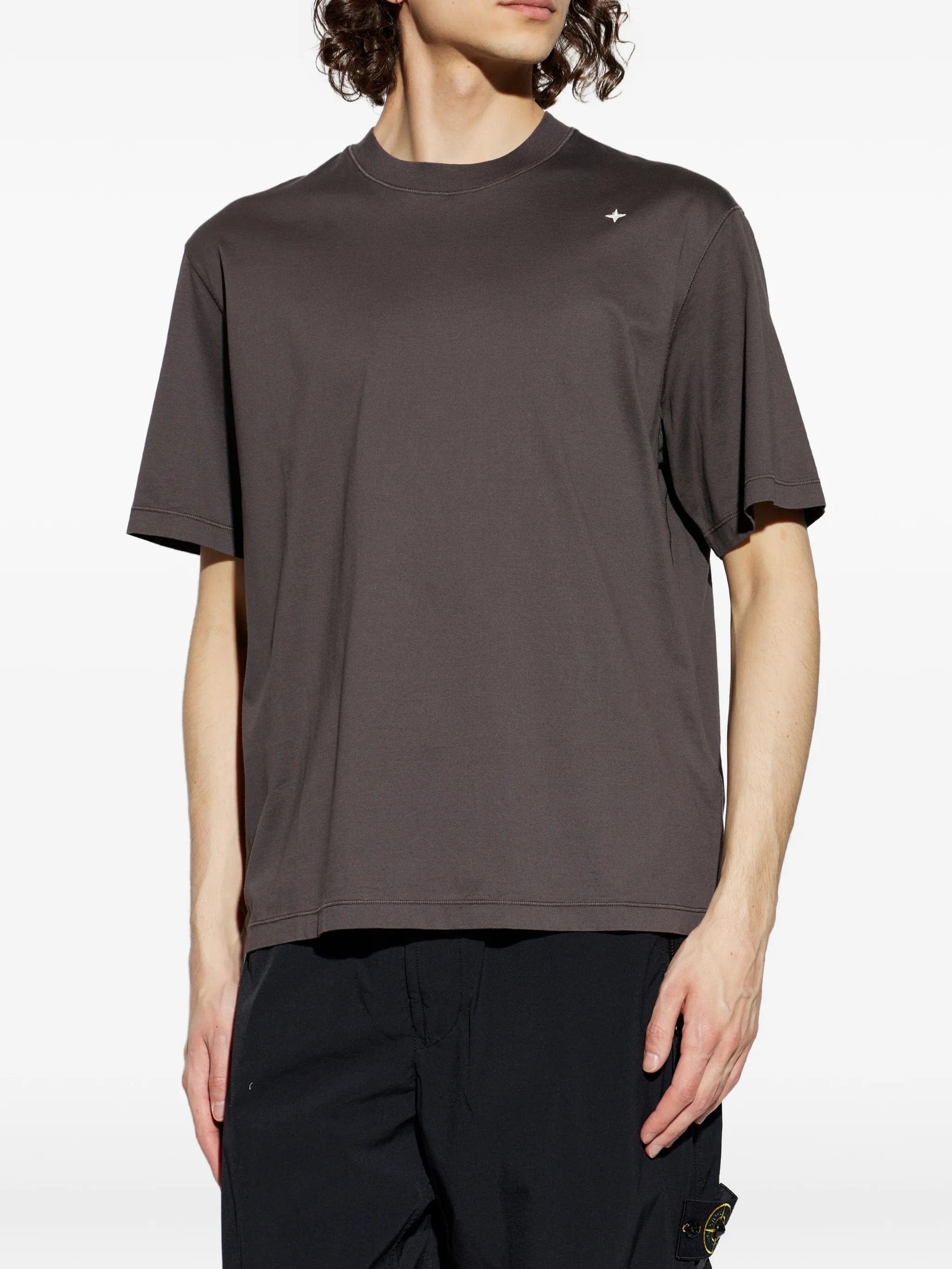 Stone Island star - print T - shirt