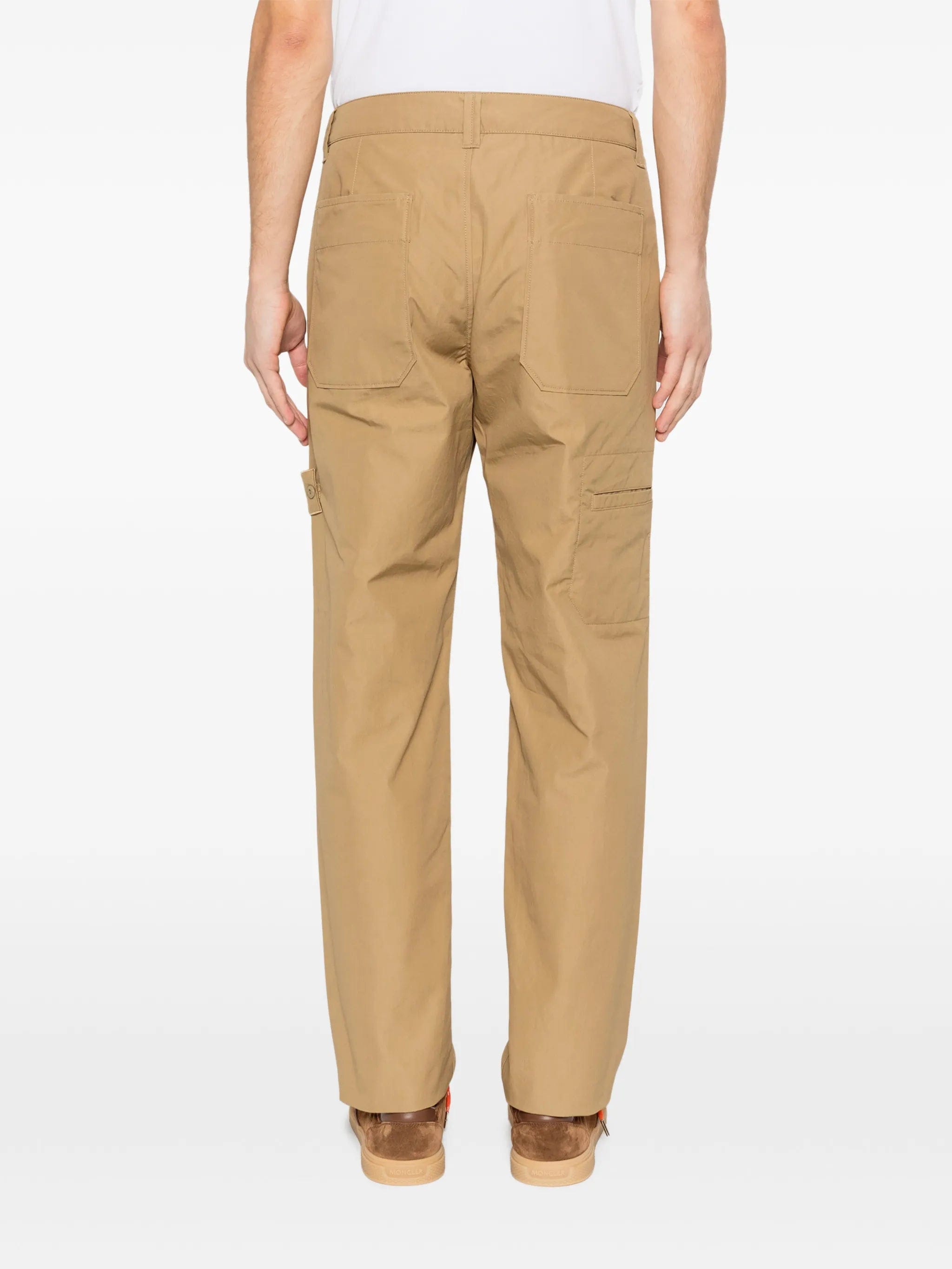 Stone Island logo patch chinos