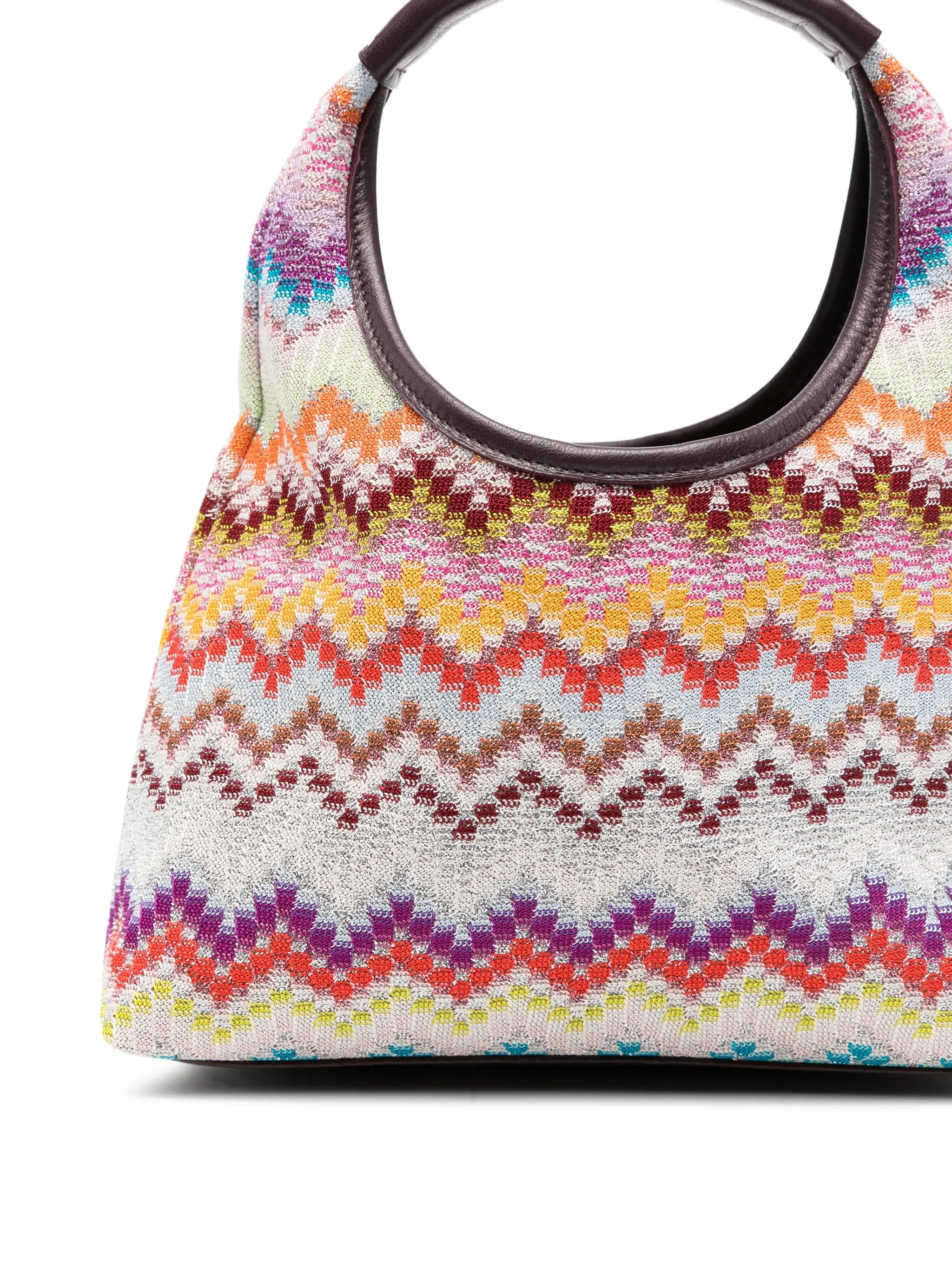 Missoni Raschel zigzag - pattern tote bag
