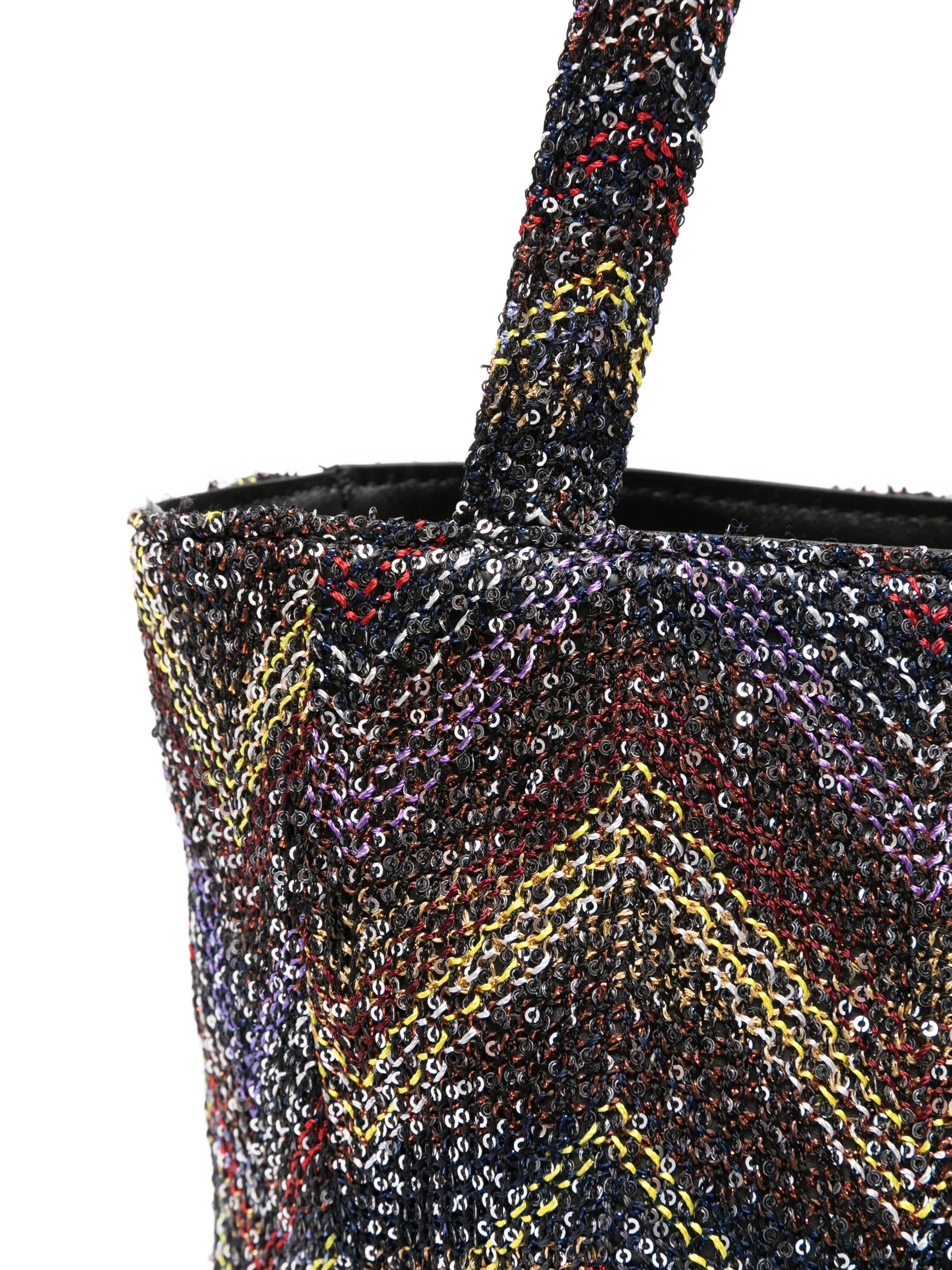Missoni mini Caperdoni sequin chevron tote bag