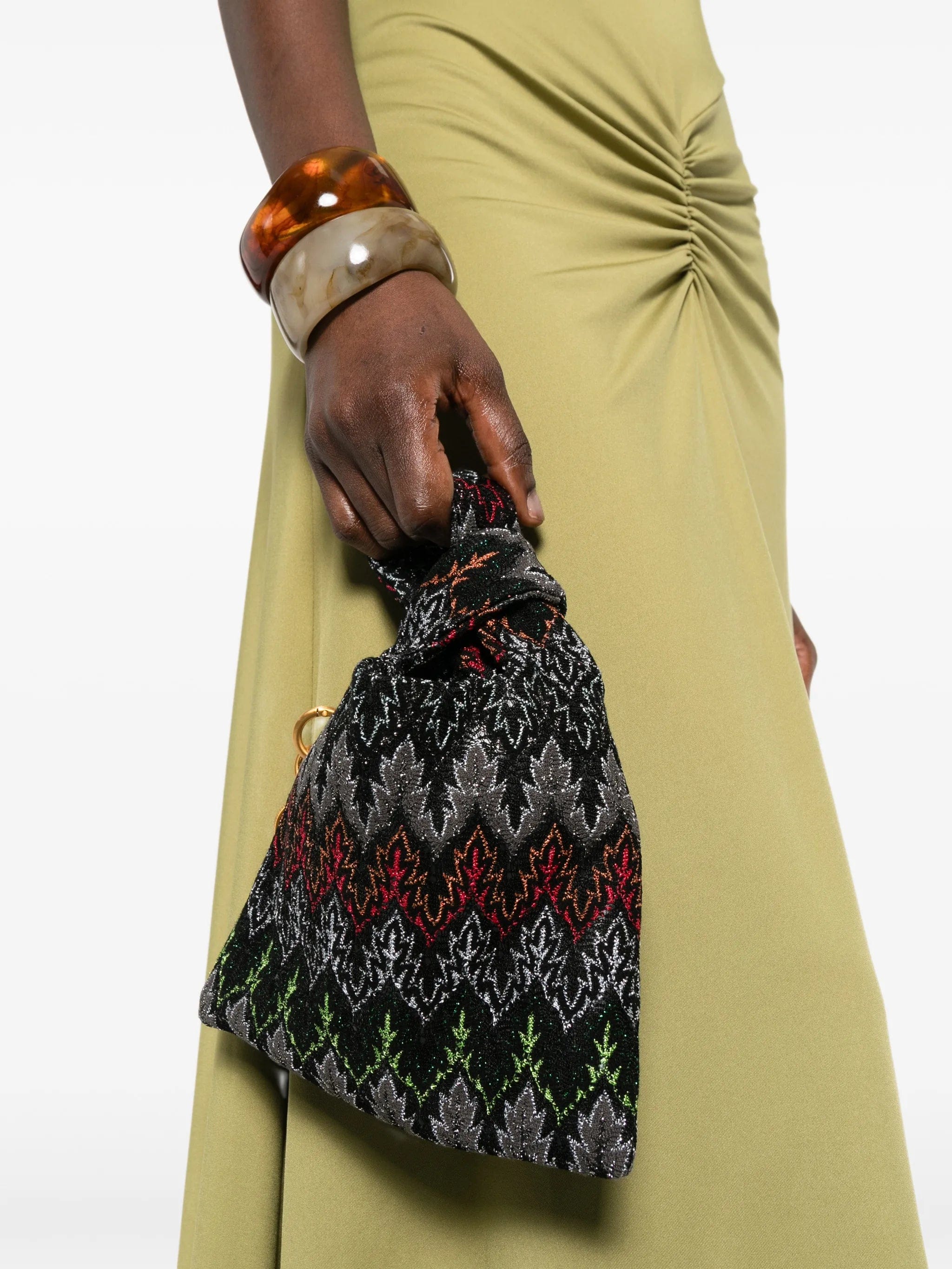 Missoni Raschel Pinetto lurex tote bag