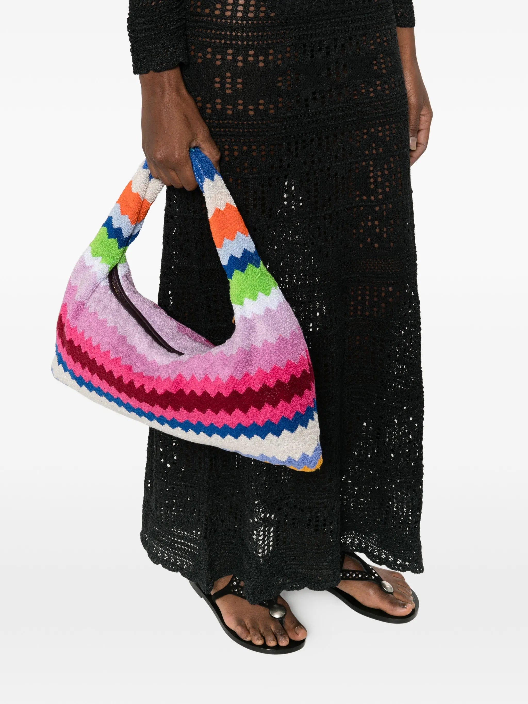 Missoni zigzag handle tote bag