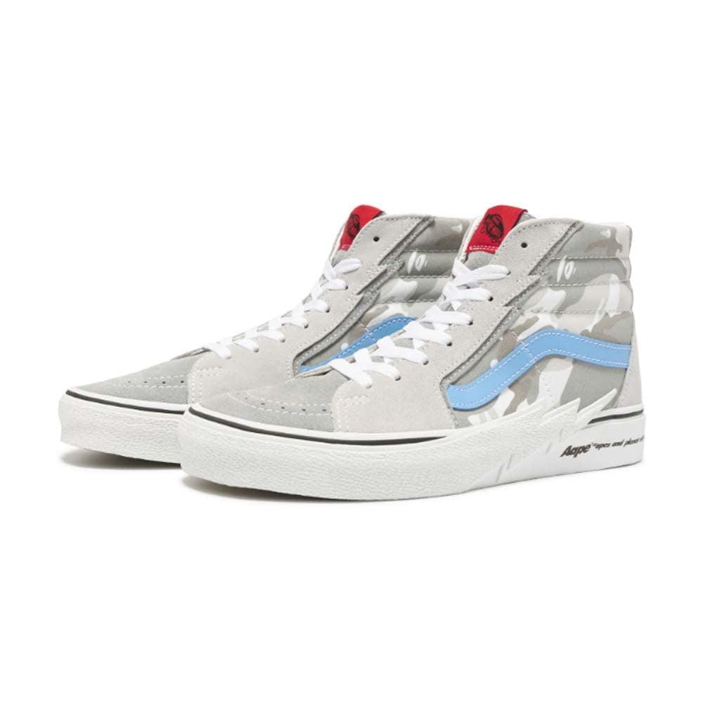 Vans + Aape SK8 - Hi Bolt Grey