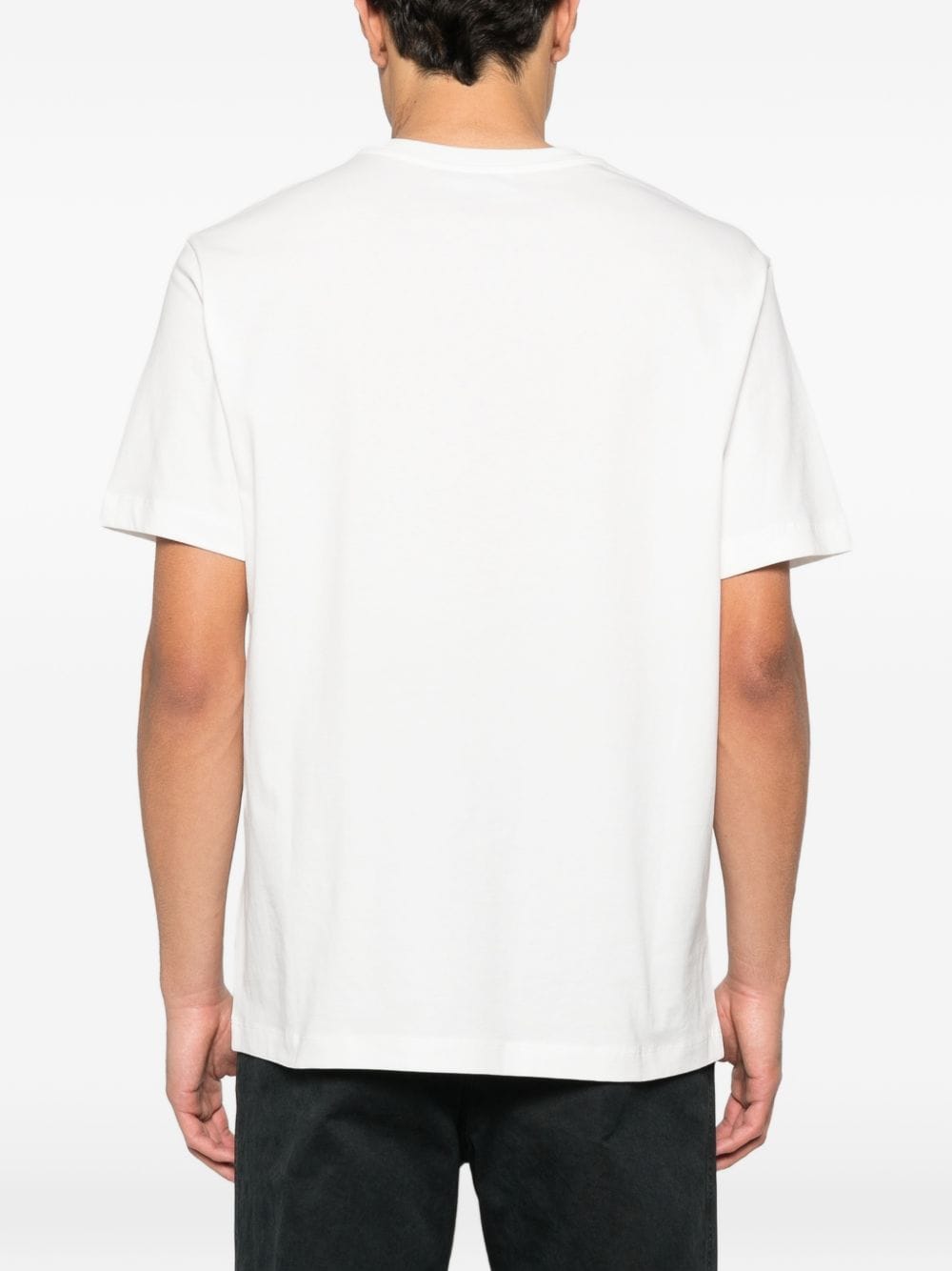 Emporio Armani Milano Graphic Print T - Shirt — White