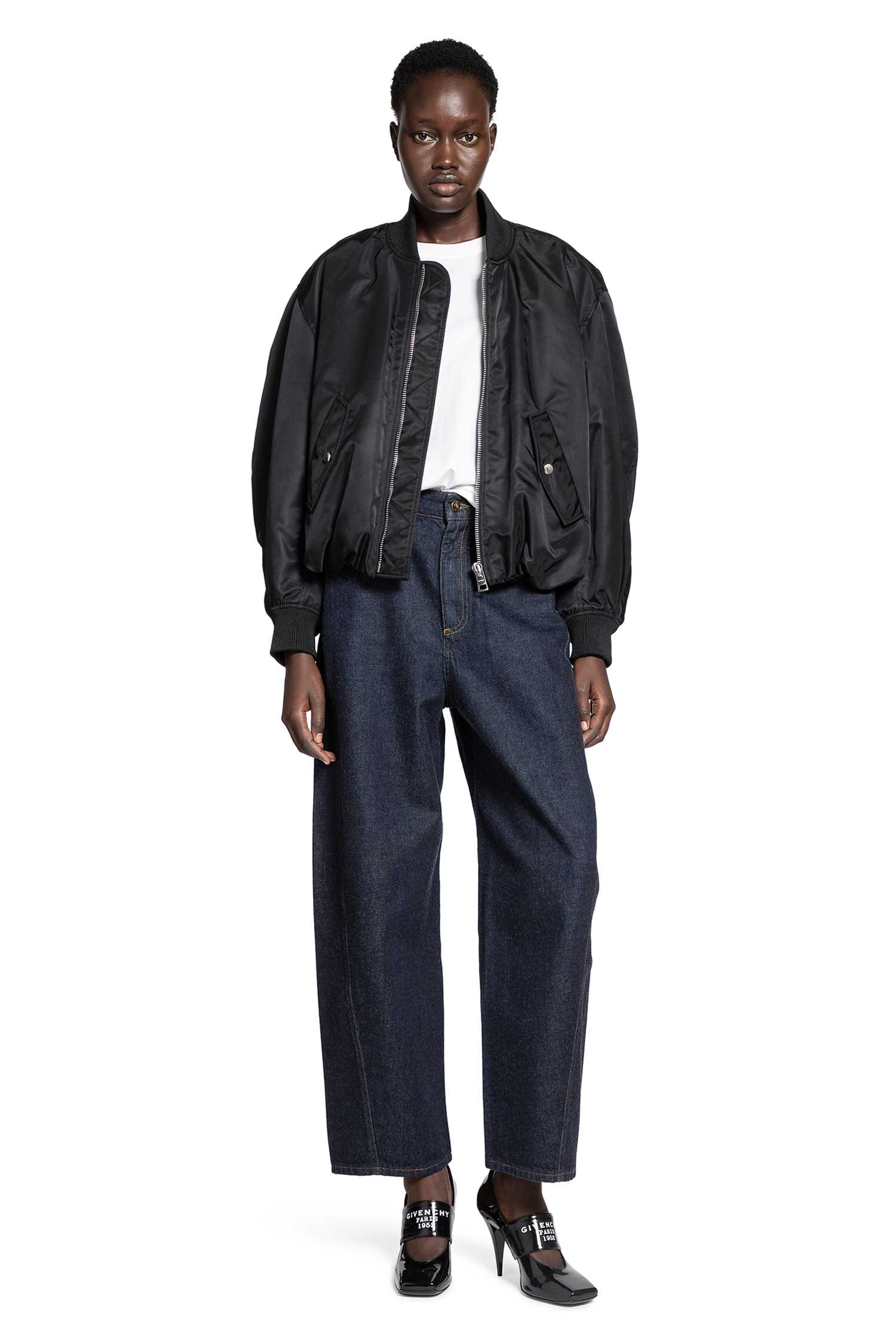 Givenchy Cropped Cocoon Bomber