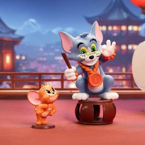 POP MART Tom & Jerry Forbidden Compass Chinese Drum Star Figure AUTHENTIC