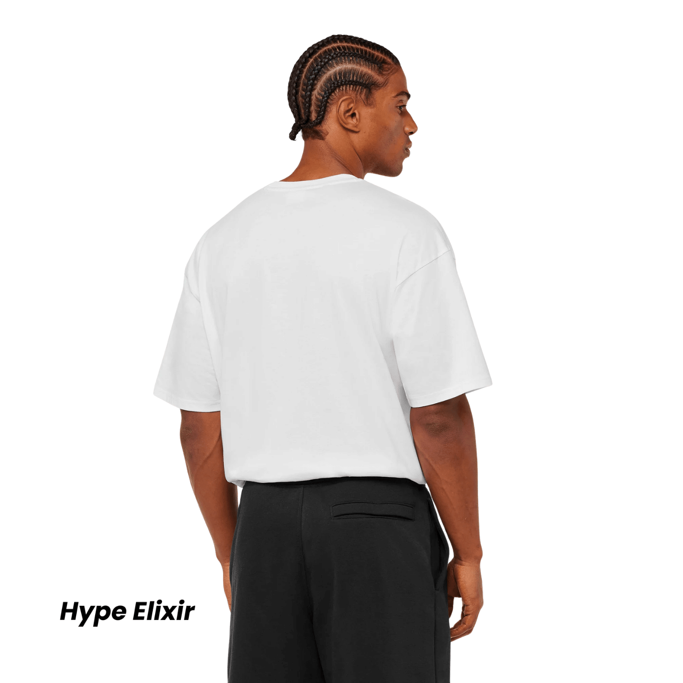 GYMSHARK Crest Oversized T - Shirt oversized fit GS White