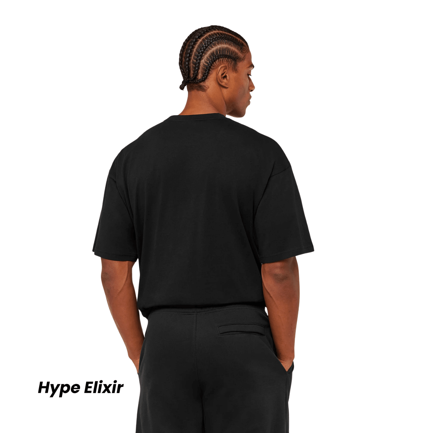 GYMSHARK Crest Oversized T - Shirt oversized fit GS Black