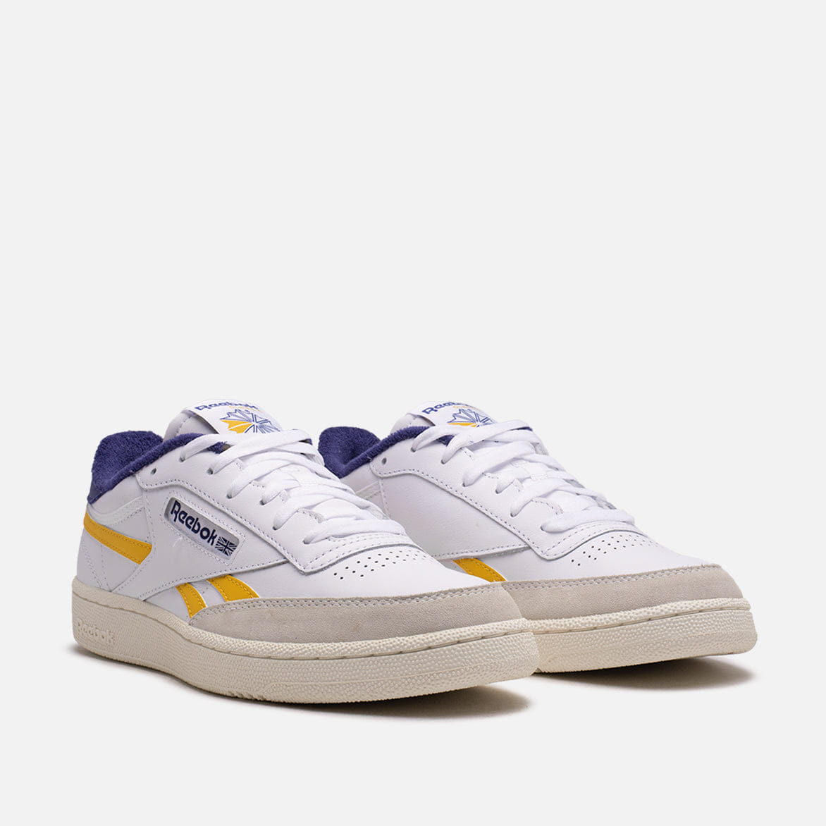 Reebok CLUB C REVENGE - WHITE / COLLEGIATE GOLD / PURPLE