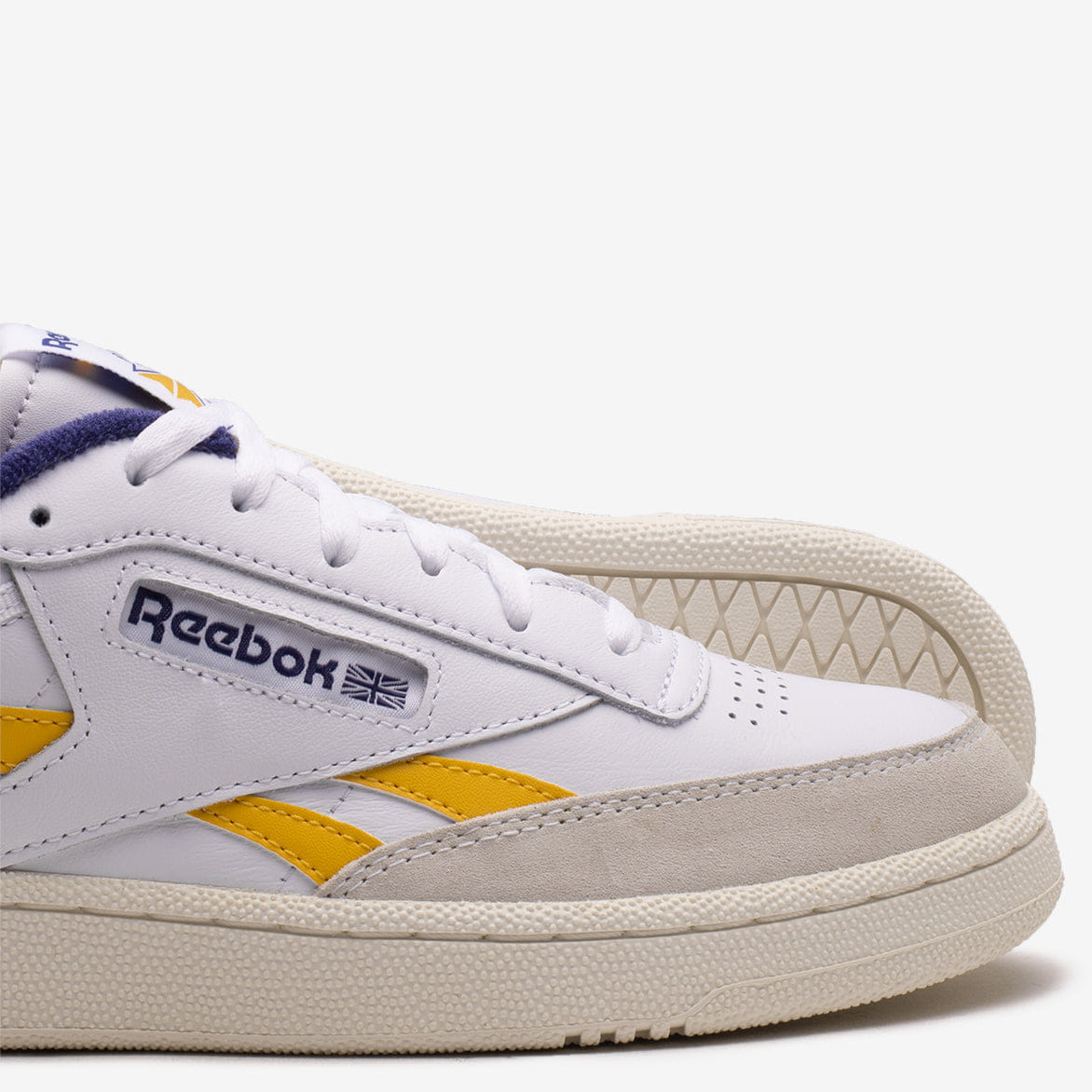Reebok CLUB C REVENGE - WHITE / COLLEGIATE GOLD / PURPLE