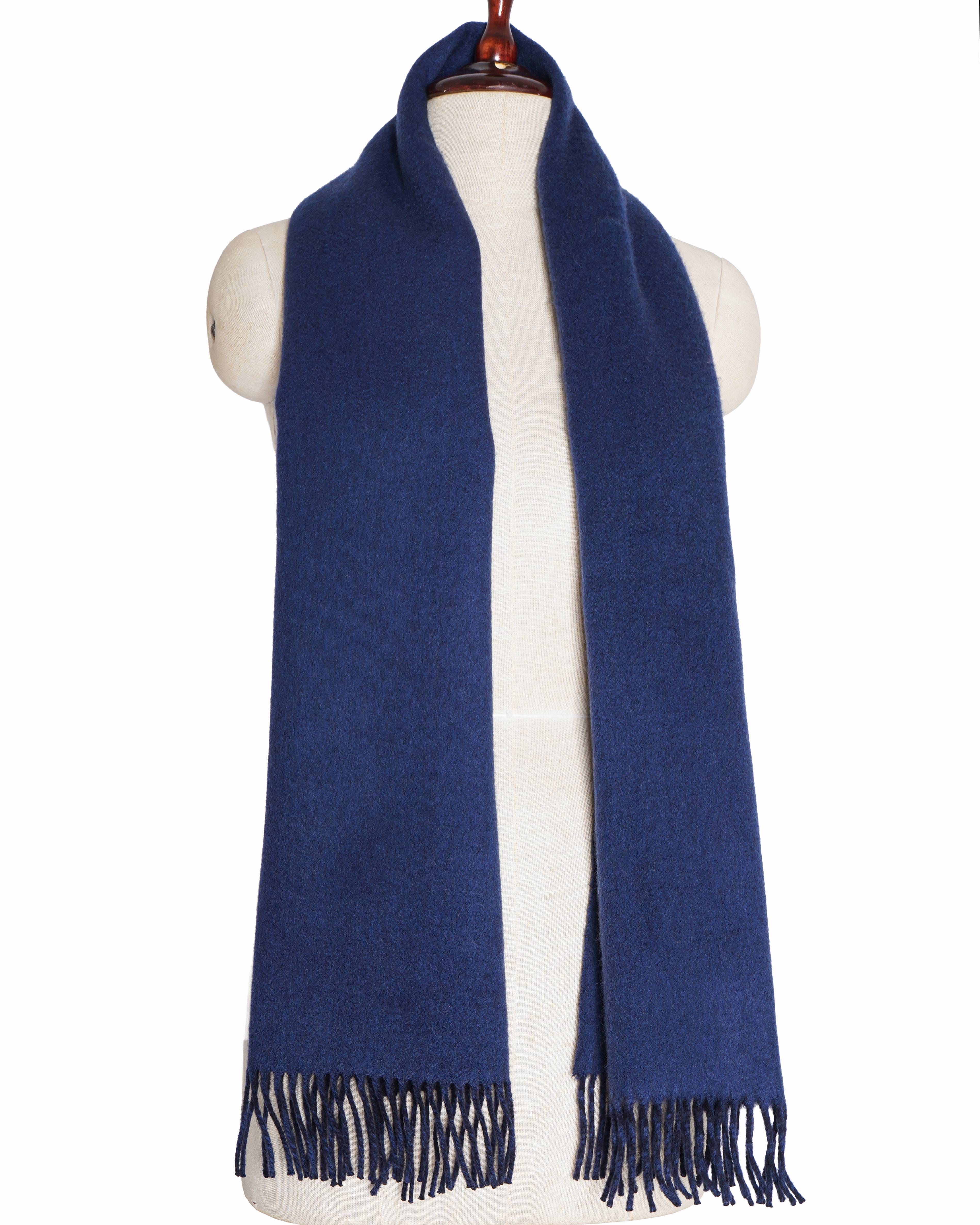 Hermès New Hermès Cashmere stole in Navy Blue