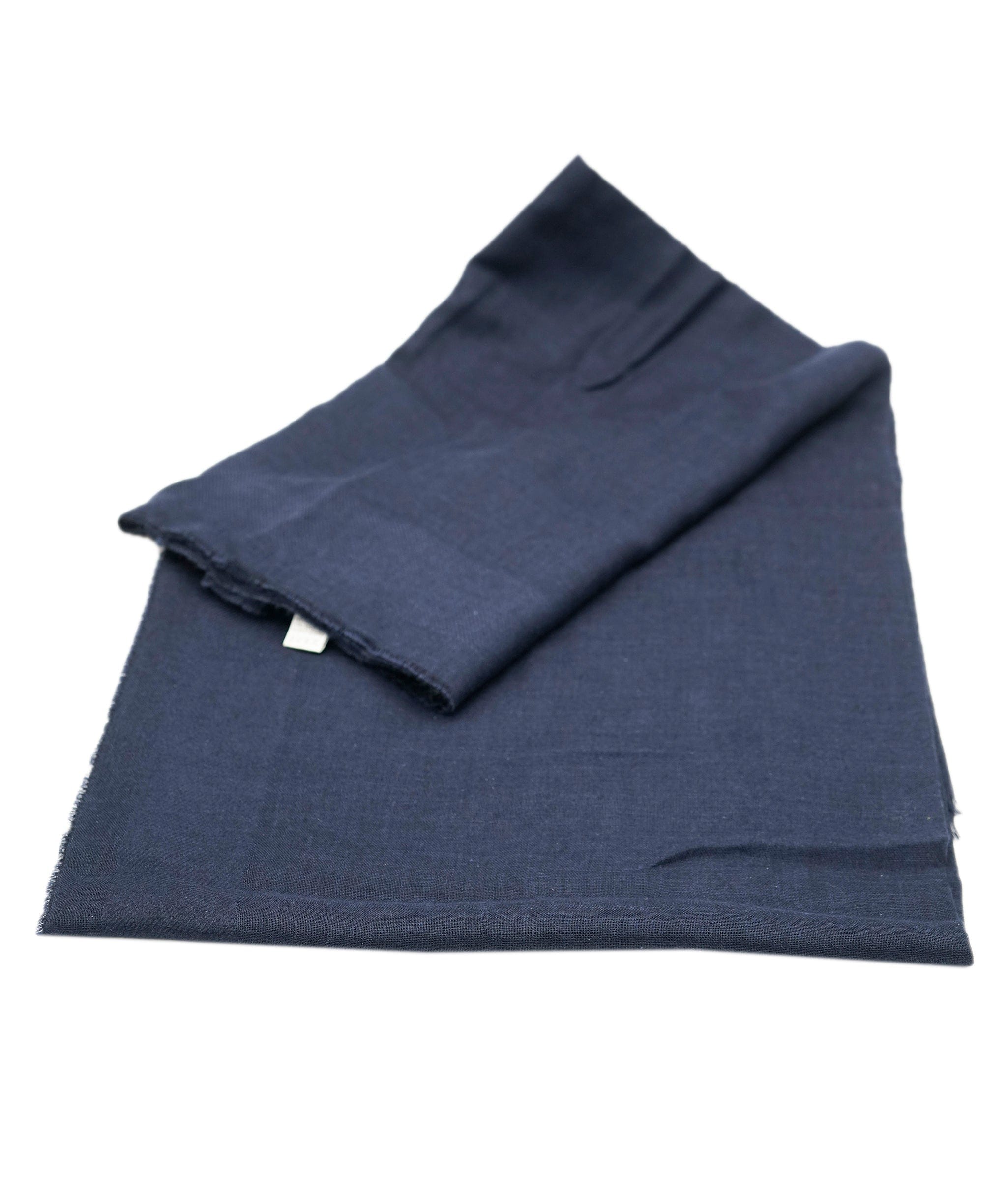 Hermes navy cashmere scarf - AJC0917