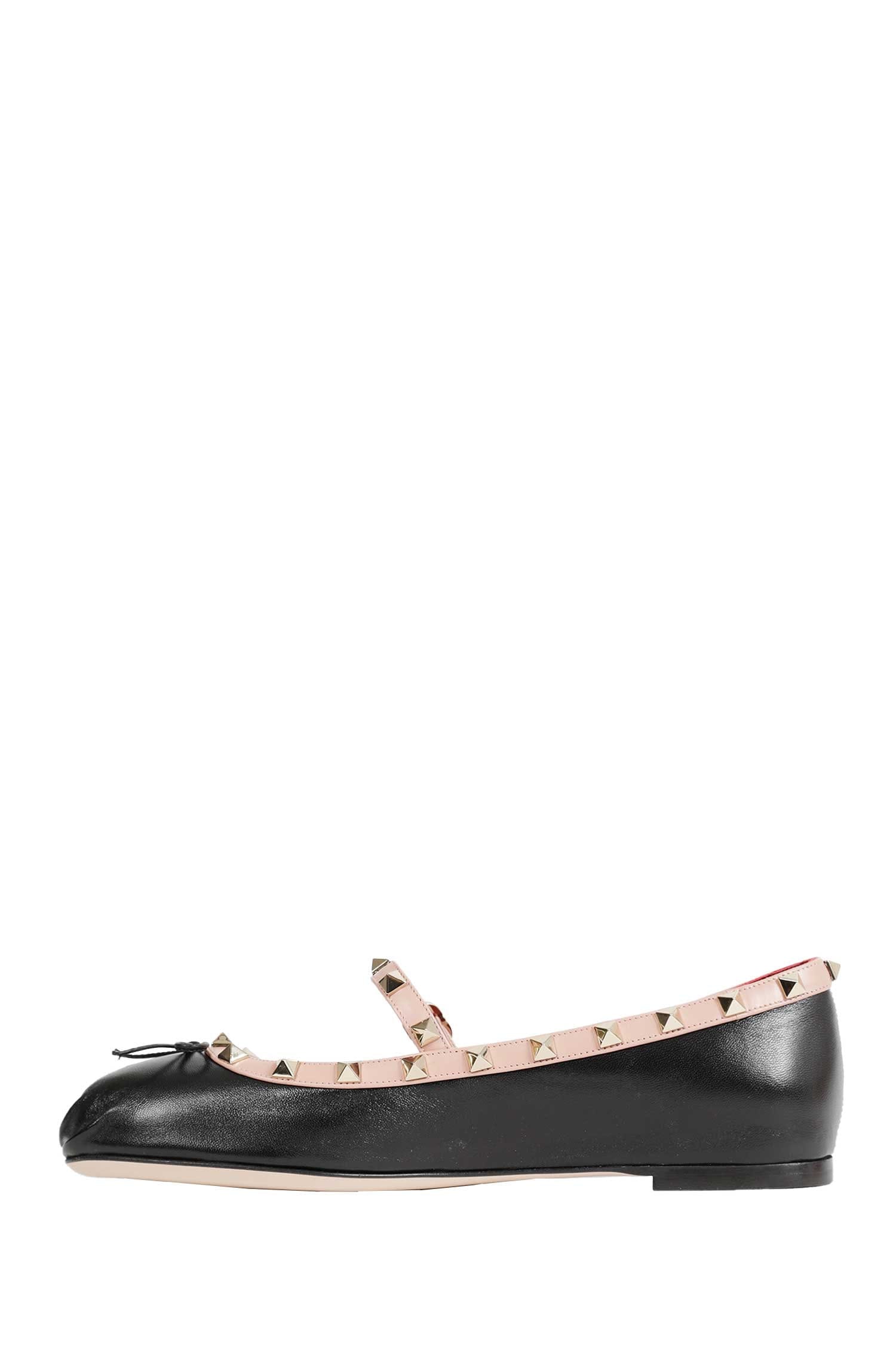 Valentino Garavani Mary Jane Rockstud ballerinas