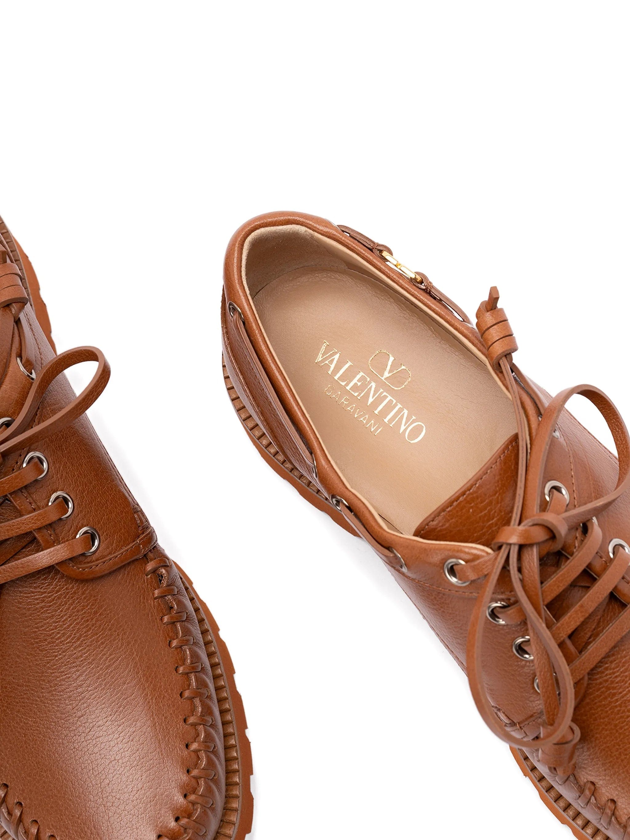 Valentino Garavani Lord Chunky leather boat shoes