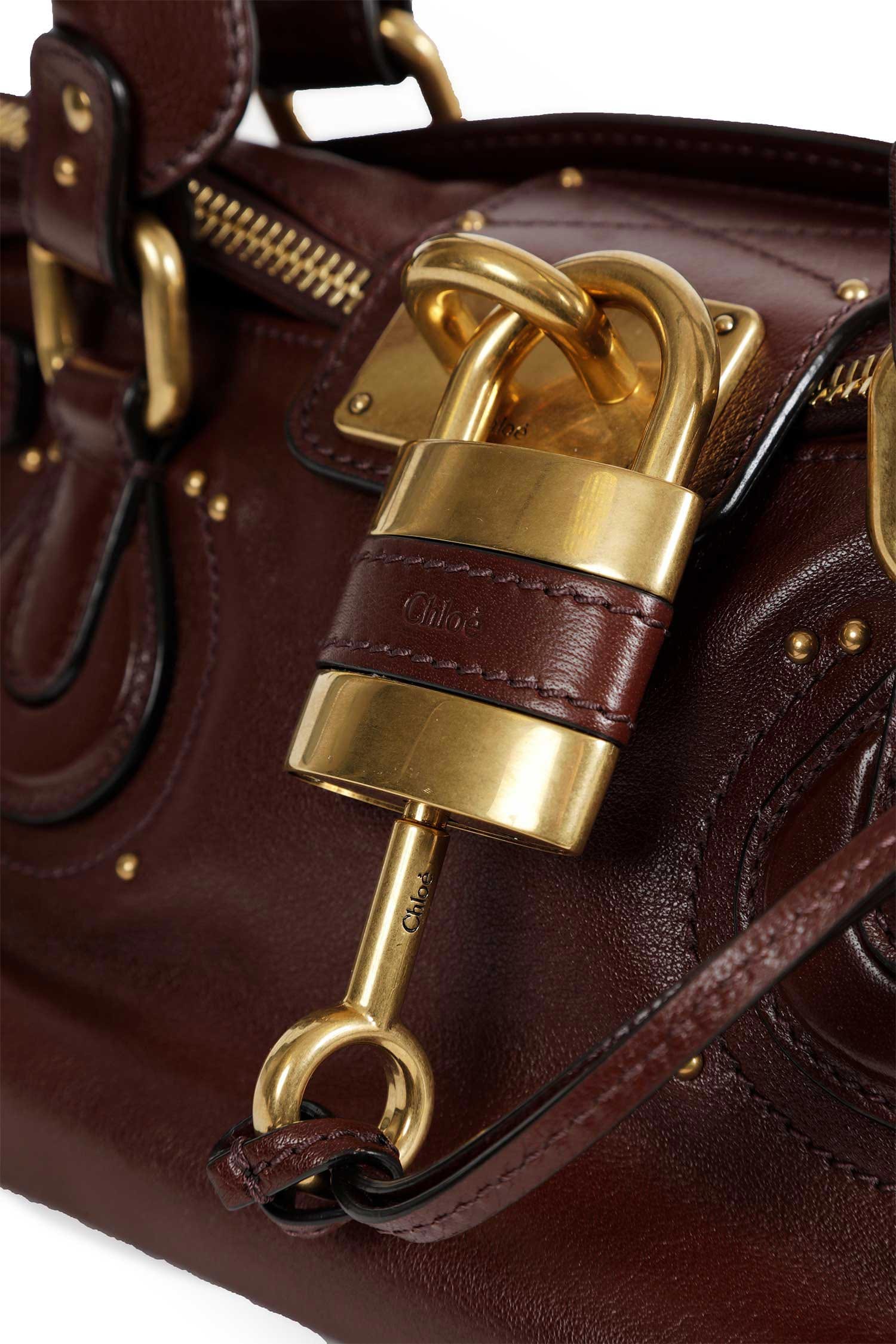 CHLOÉ Grained Leather Paddington Bag
