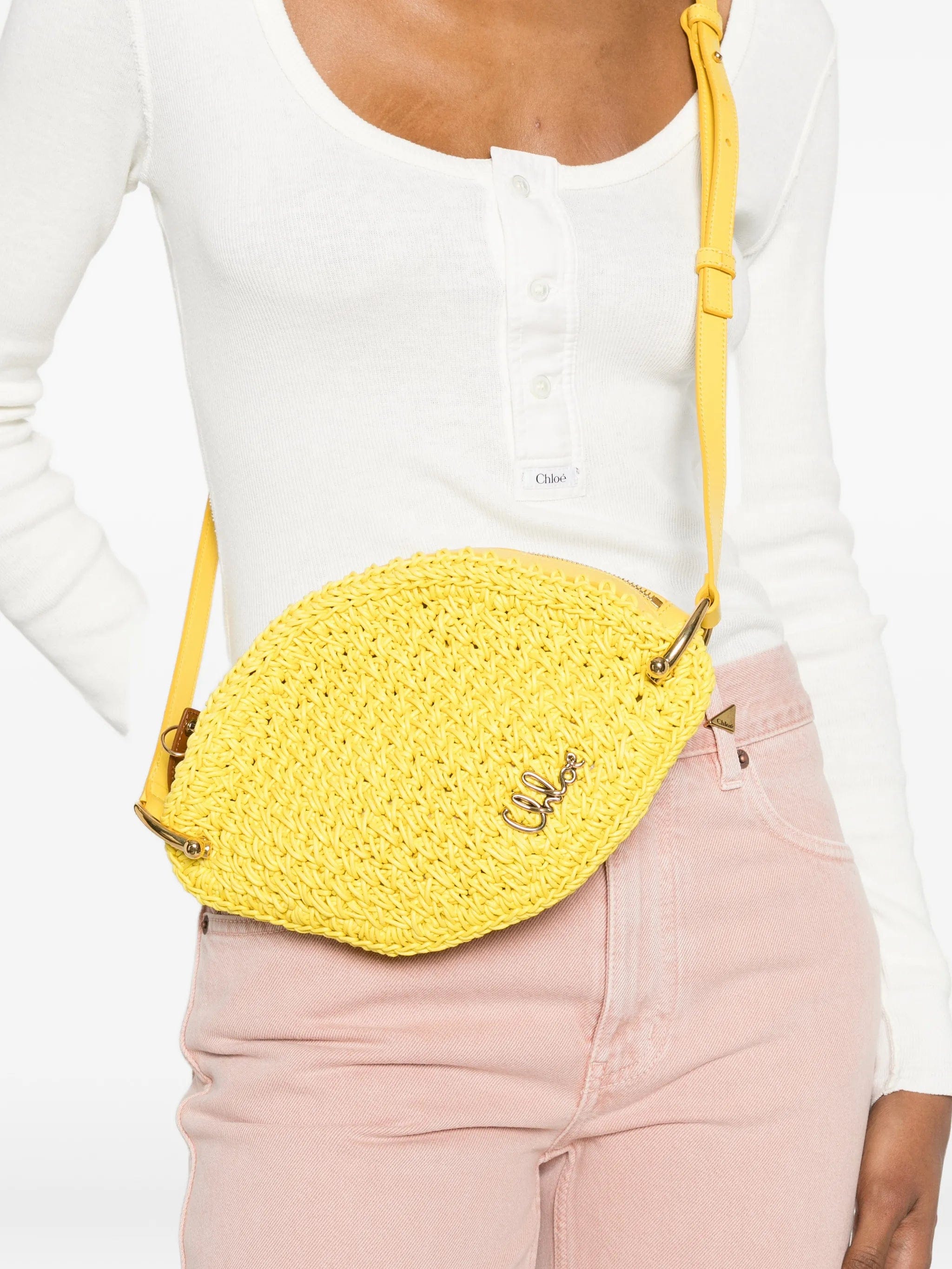 Chloé Tropicus braided rope shoulder bag