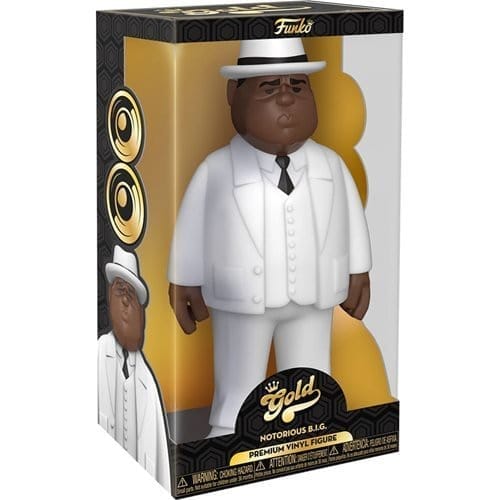 Funko Biggie Smalls White Suit 12 - Inch Vinyl Gold Figure